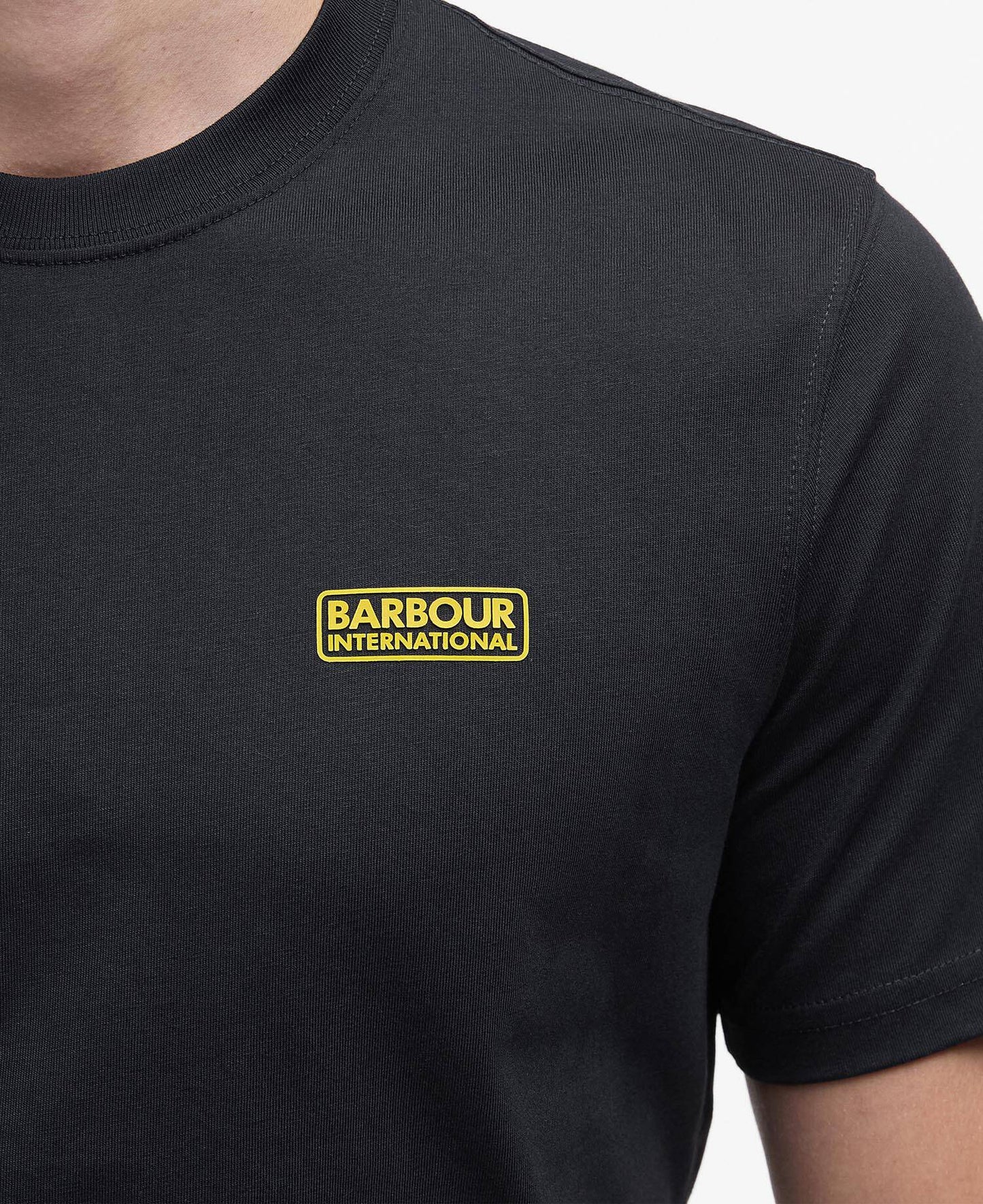 Barbour International Small logo black/yellow