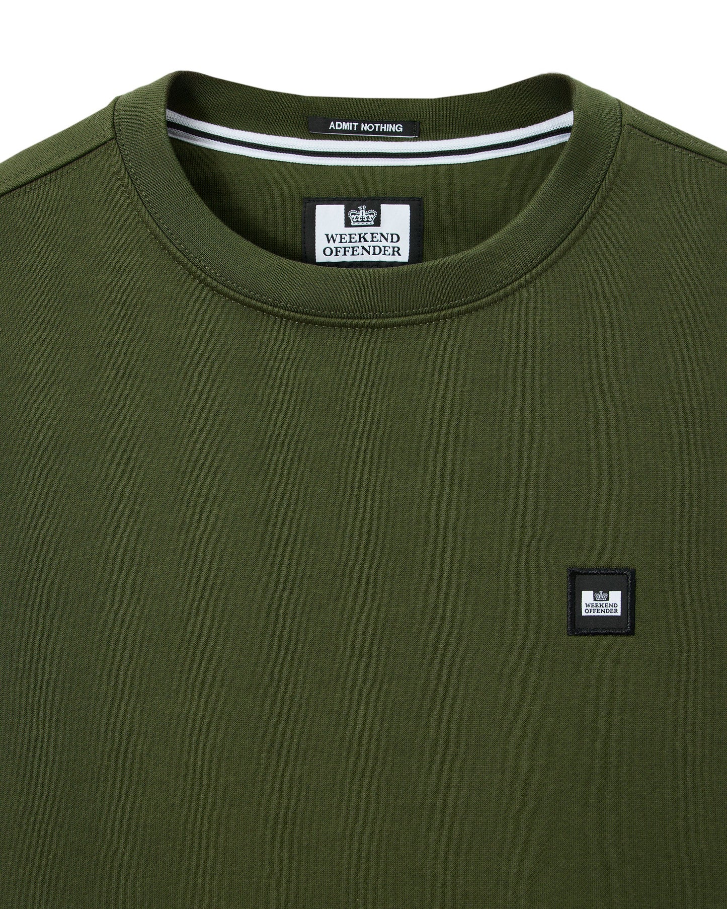 Weekend Offender Ferrer Sweatshirt Bay Leaf Green