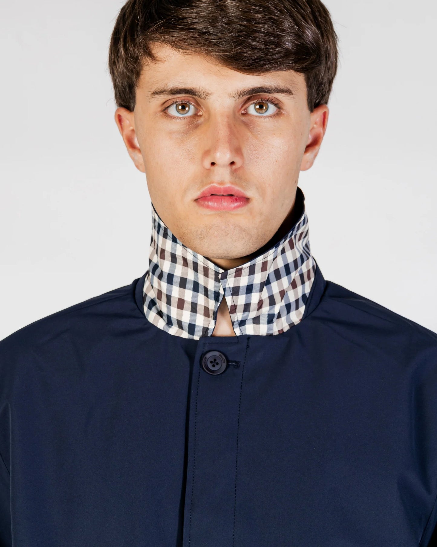 Aquascutum Soft Shell Trench Navy