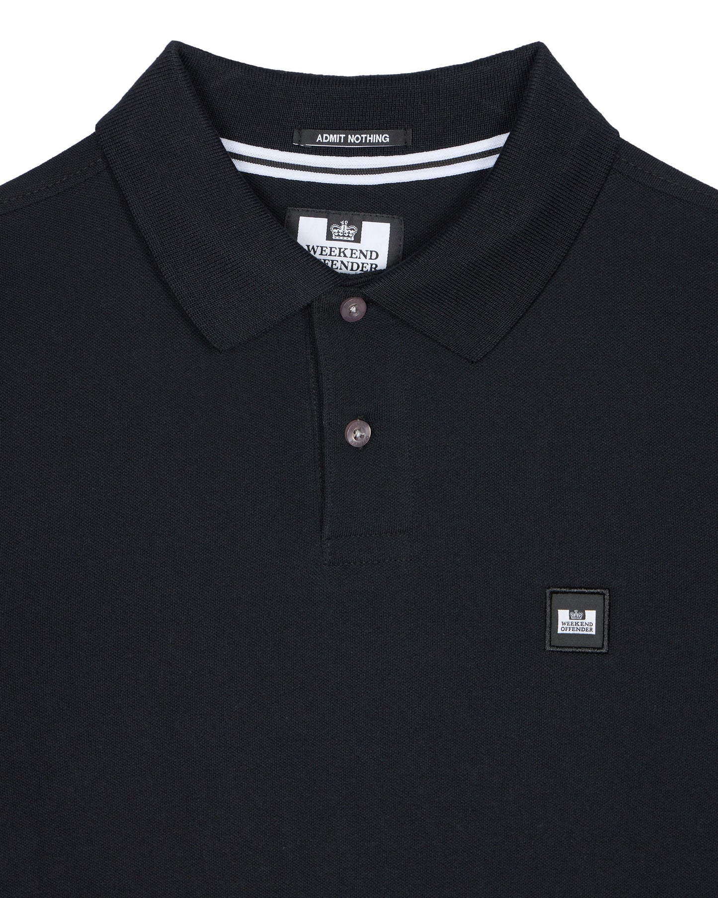 Weekend Offender Caneiros Polo Shirt Black