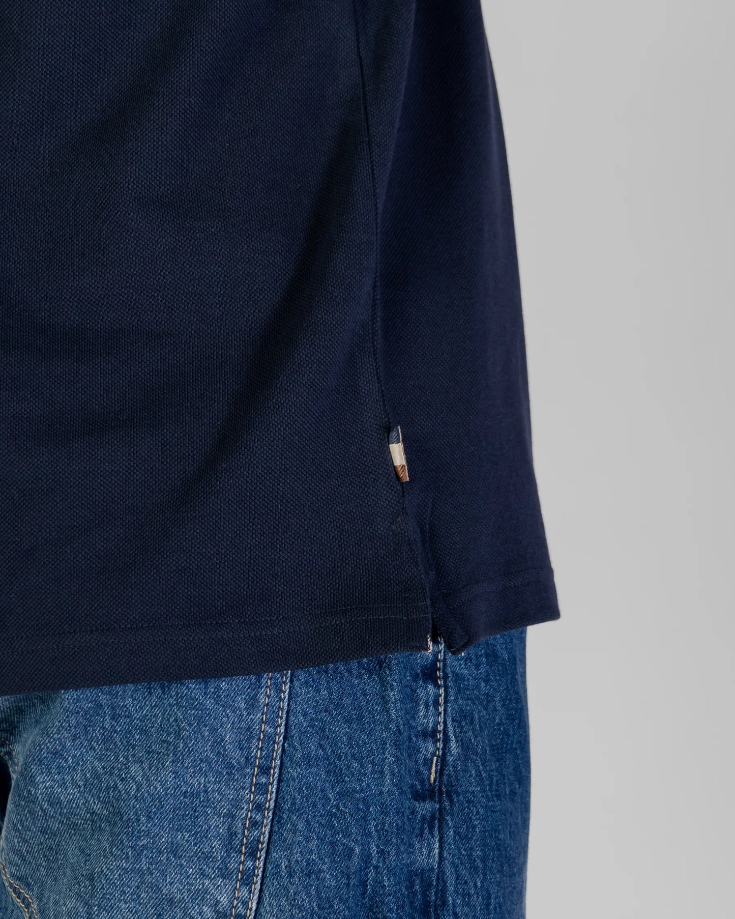 AQUASCUTUM PATCH POLO NAVY