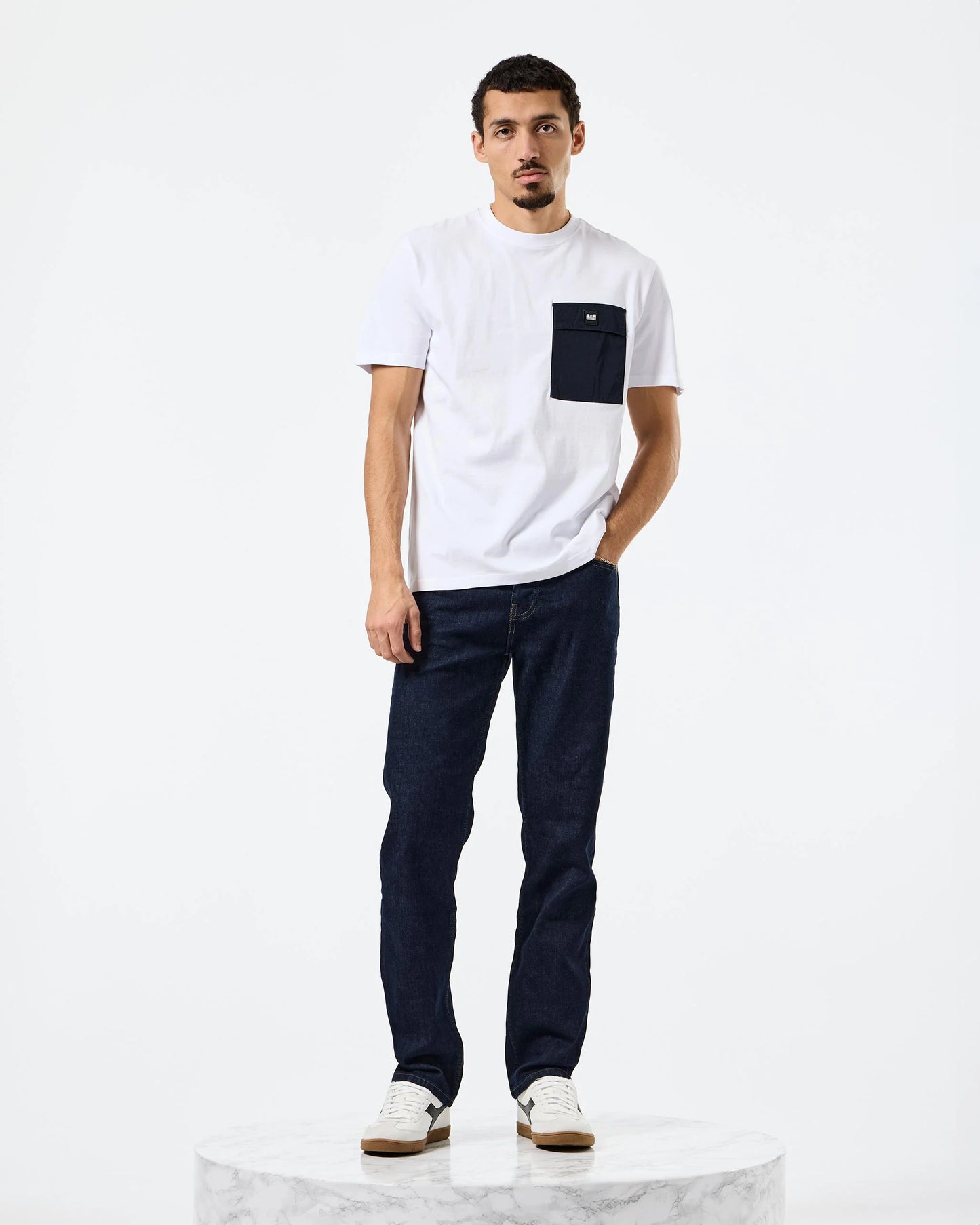 Weekend Offender Stiniva T-Shirt White/Navy