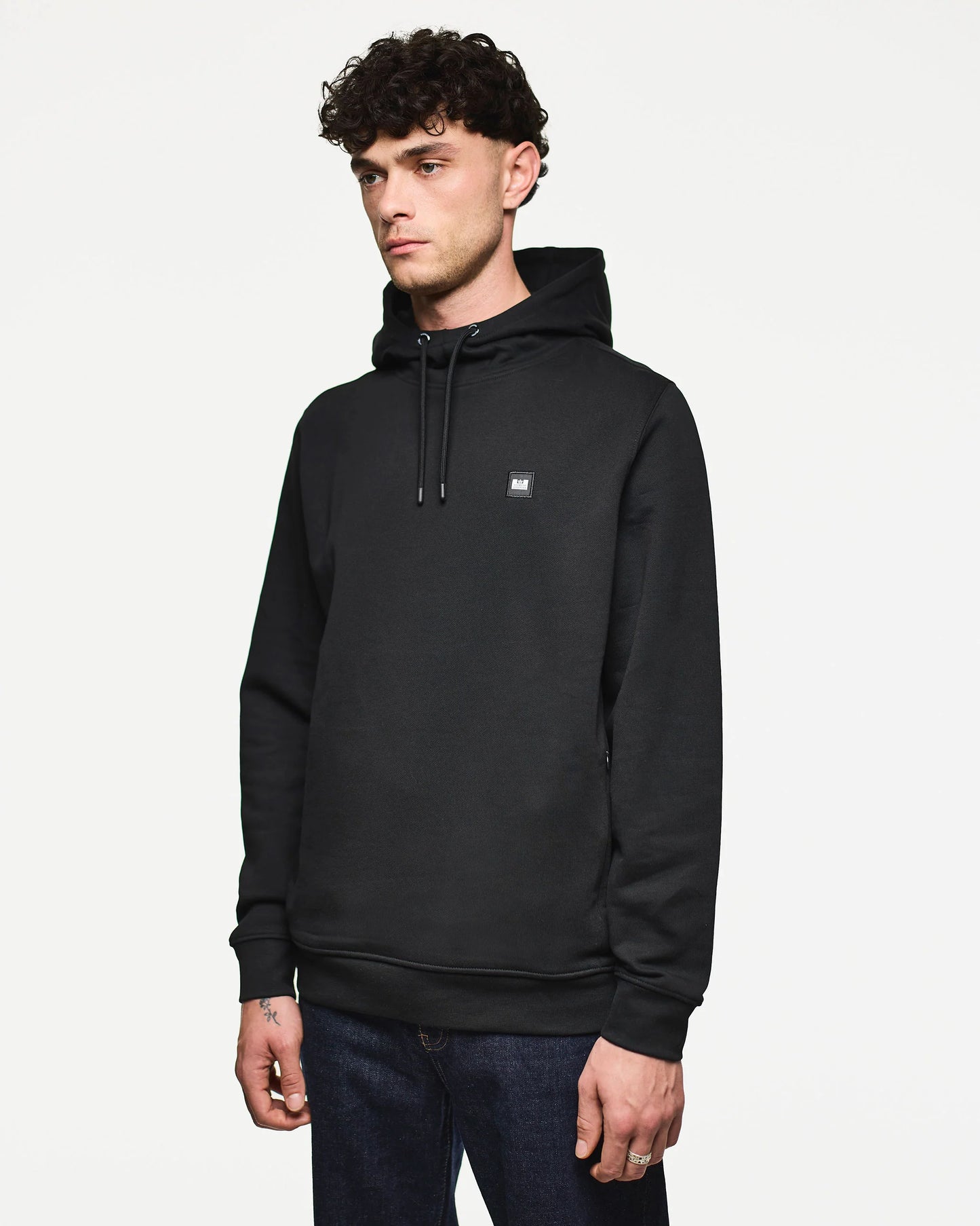 Weekend Offender Ribbe Hoodie Black