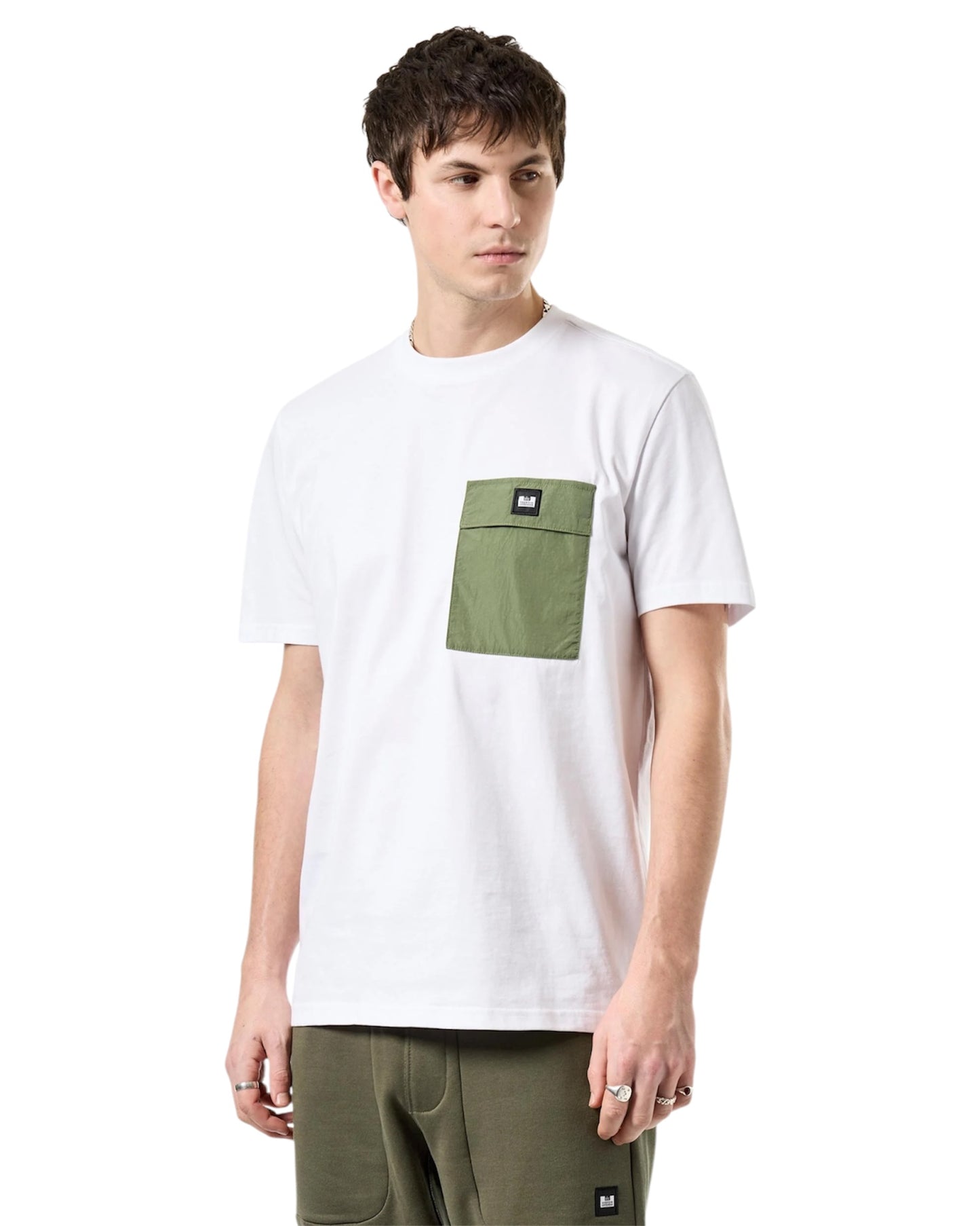 Weekend Offender Stiniva T-Shirt White/Sapling Green