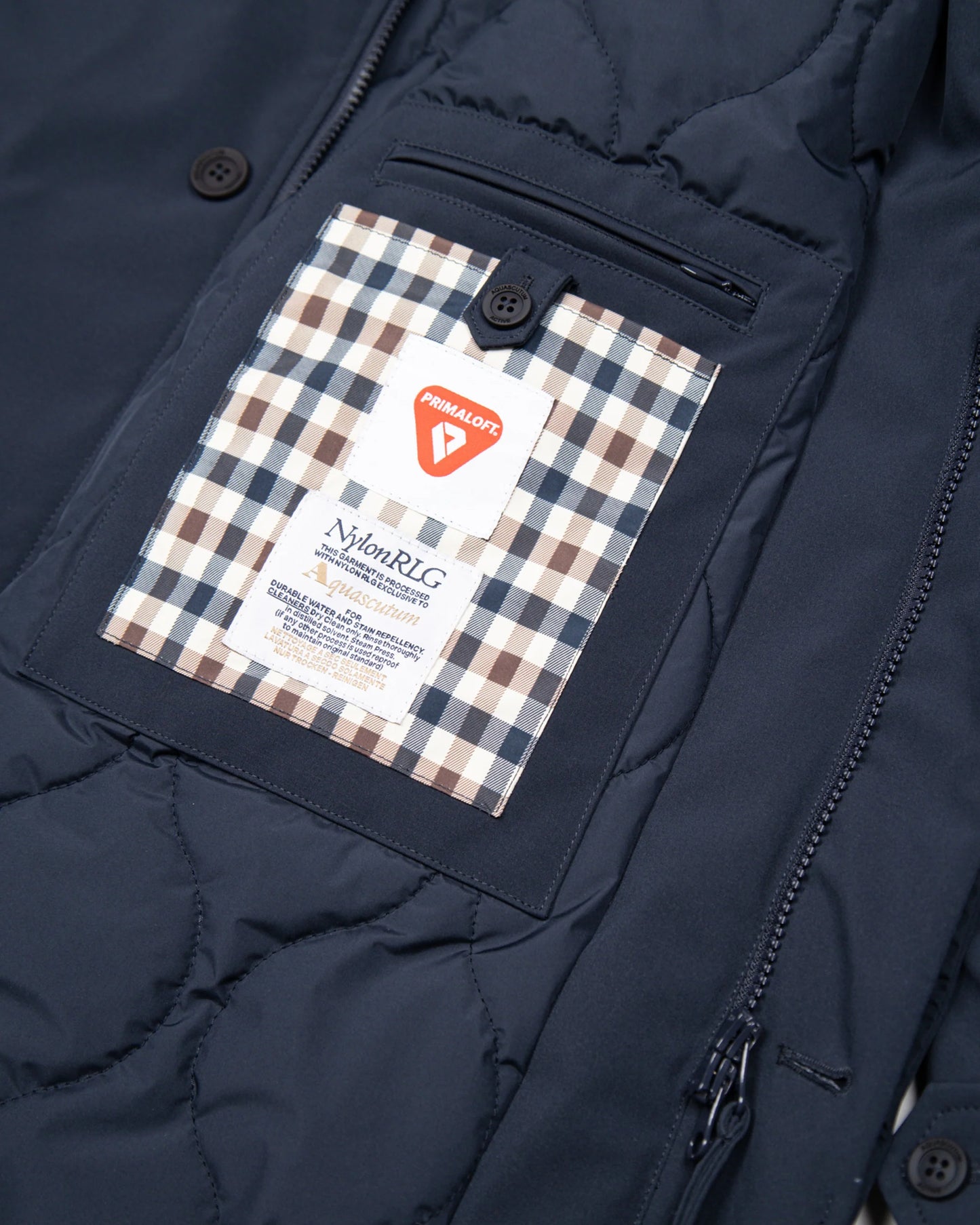 Aquascutum Soft Shell Trench Navy