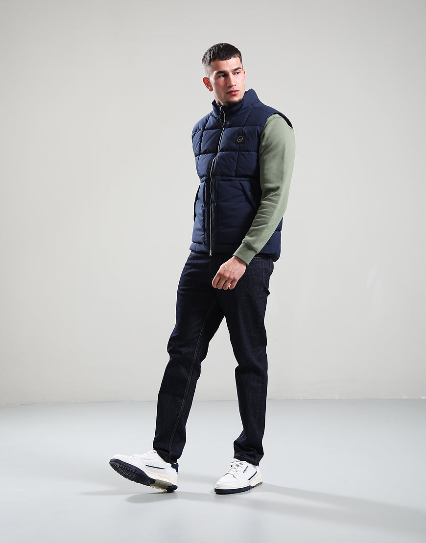Marshall Artist Capilano Bubble Vest Navy
