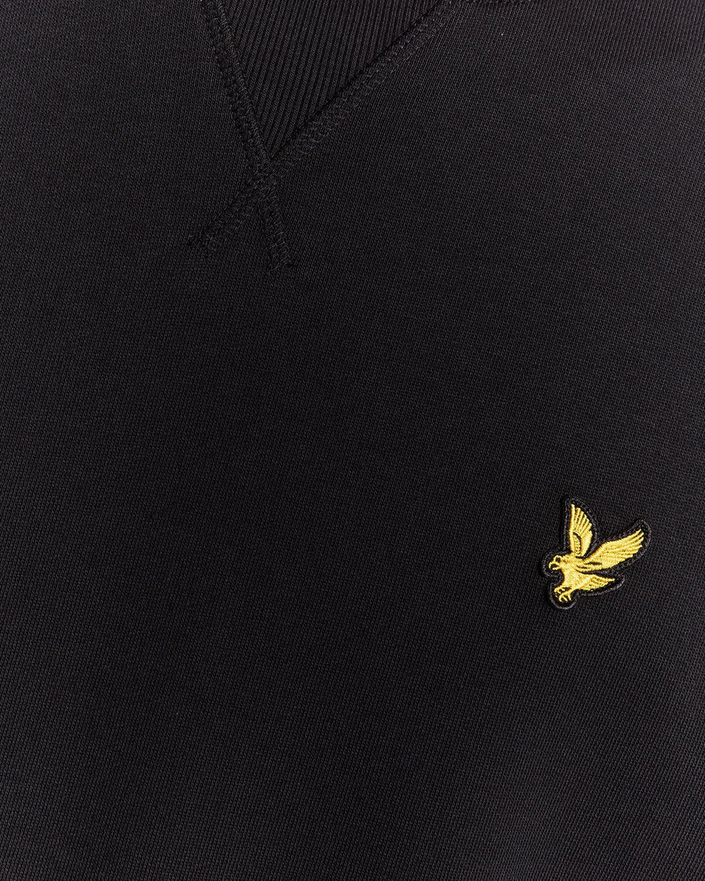 Lyle and Scott Crew Neck Sweatshirt Jet Black