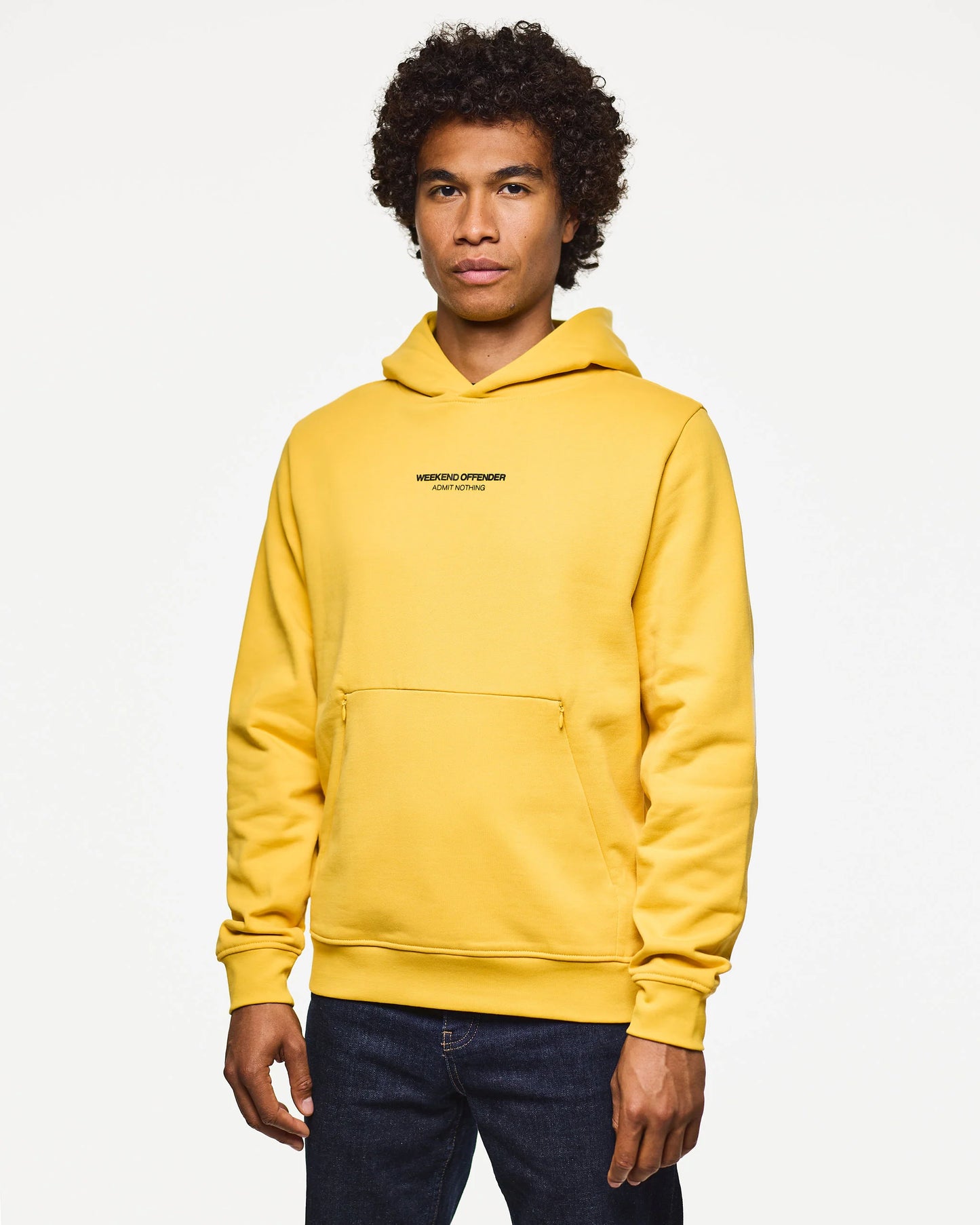 Weekend Offender Cobain Hoodie Honey Yellow/Black
