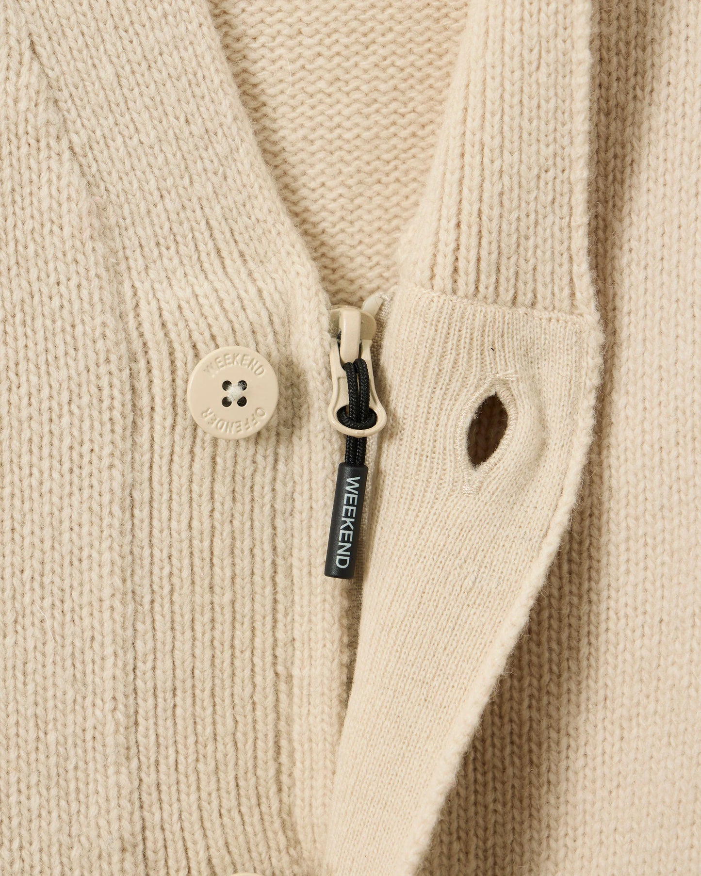 Weekend Offender Lauda Wool Cardigan Calcium
