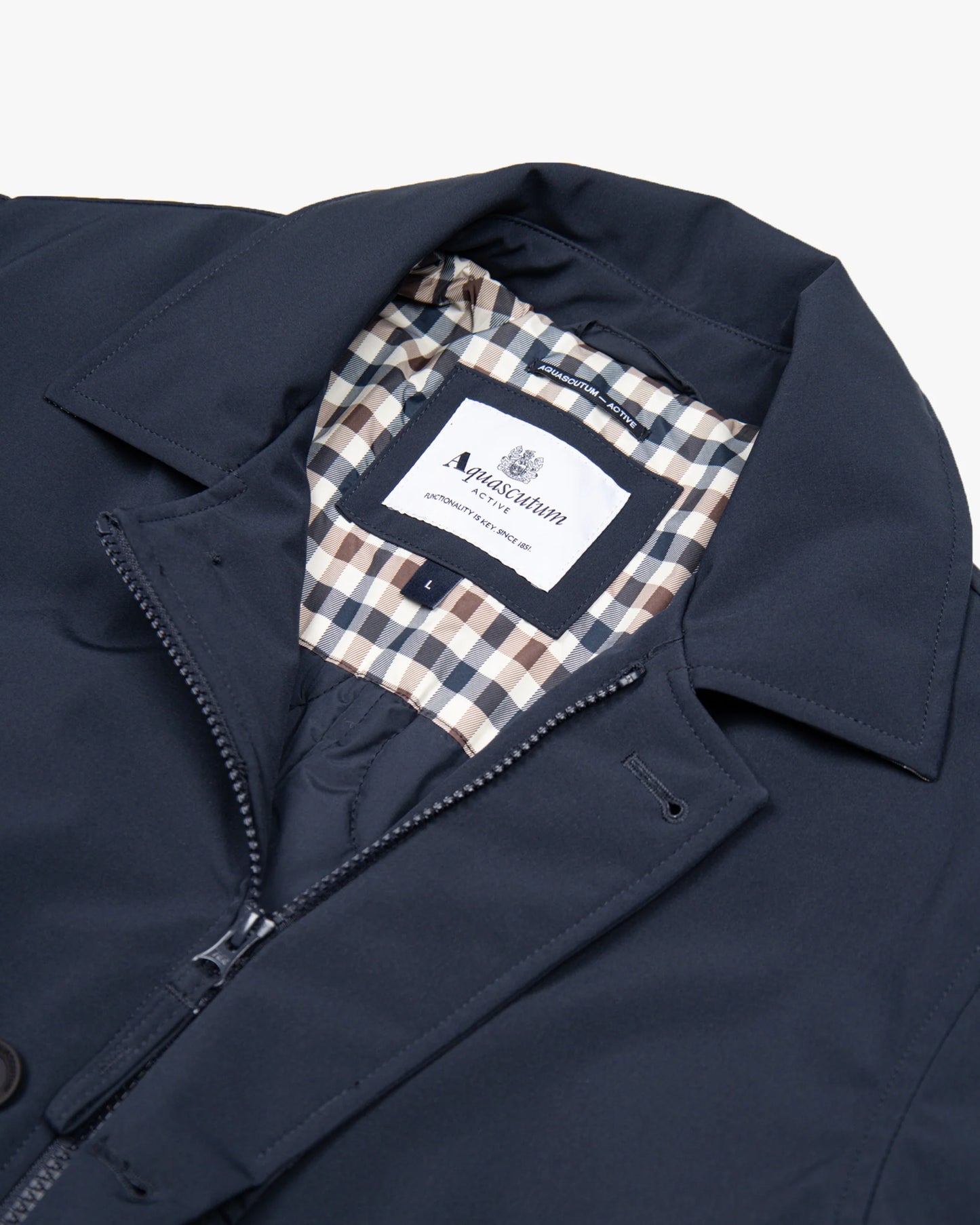Aquascutum Soft Shell Trench Navy