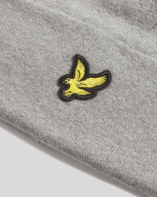 Lyle and Scott Cotton Merino Grey Marl