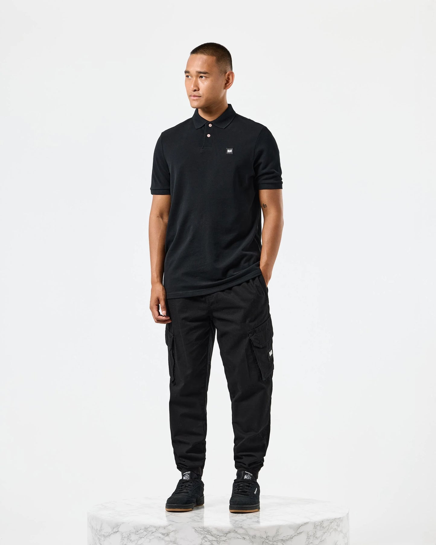 Weekend Offender Caneiros Polo Shirt Black