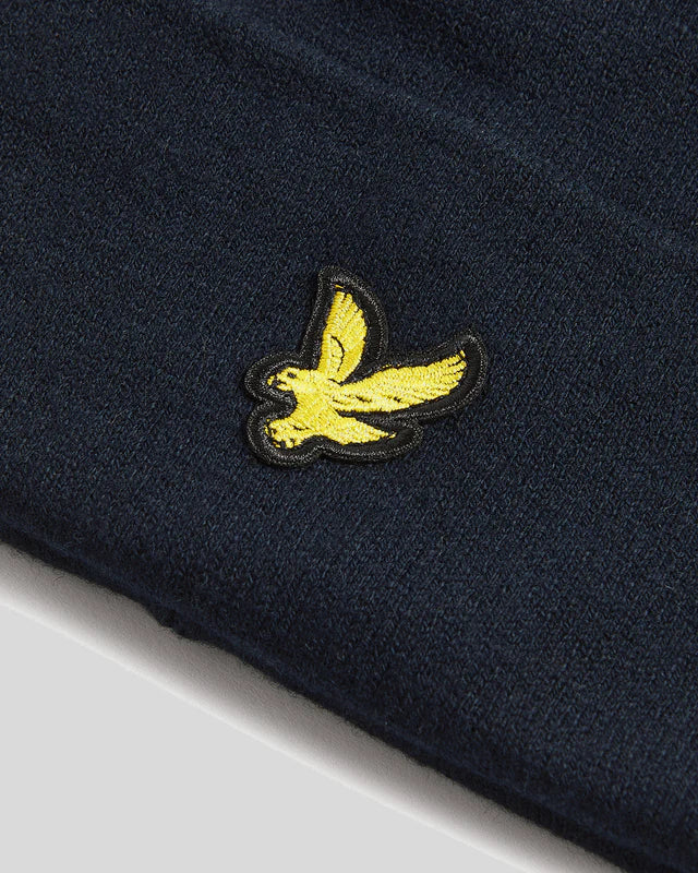 Lyle and Scott Cotton Merino Dark Navy