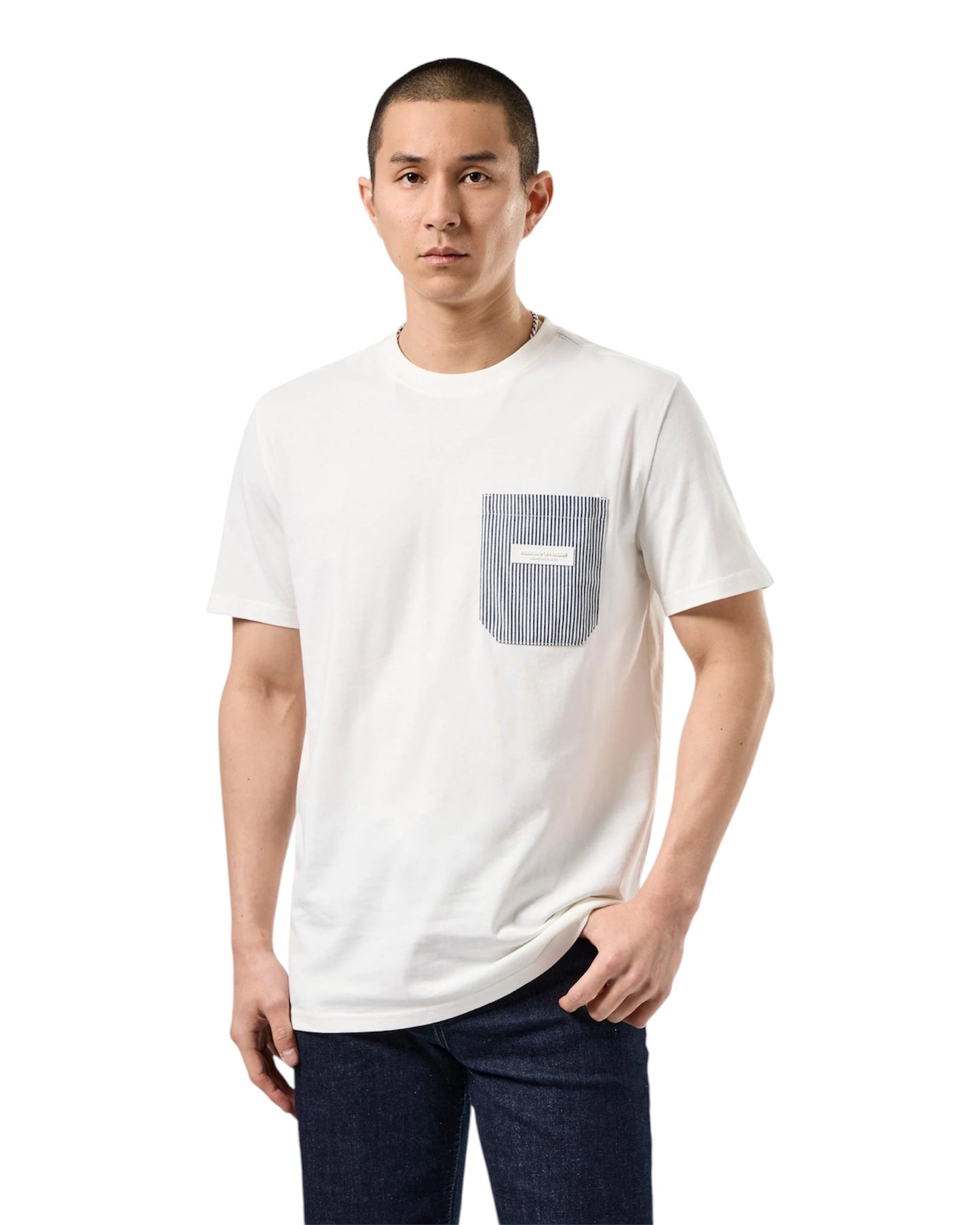 Weekend Offender Torres T-Shirt Ticking Stripe