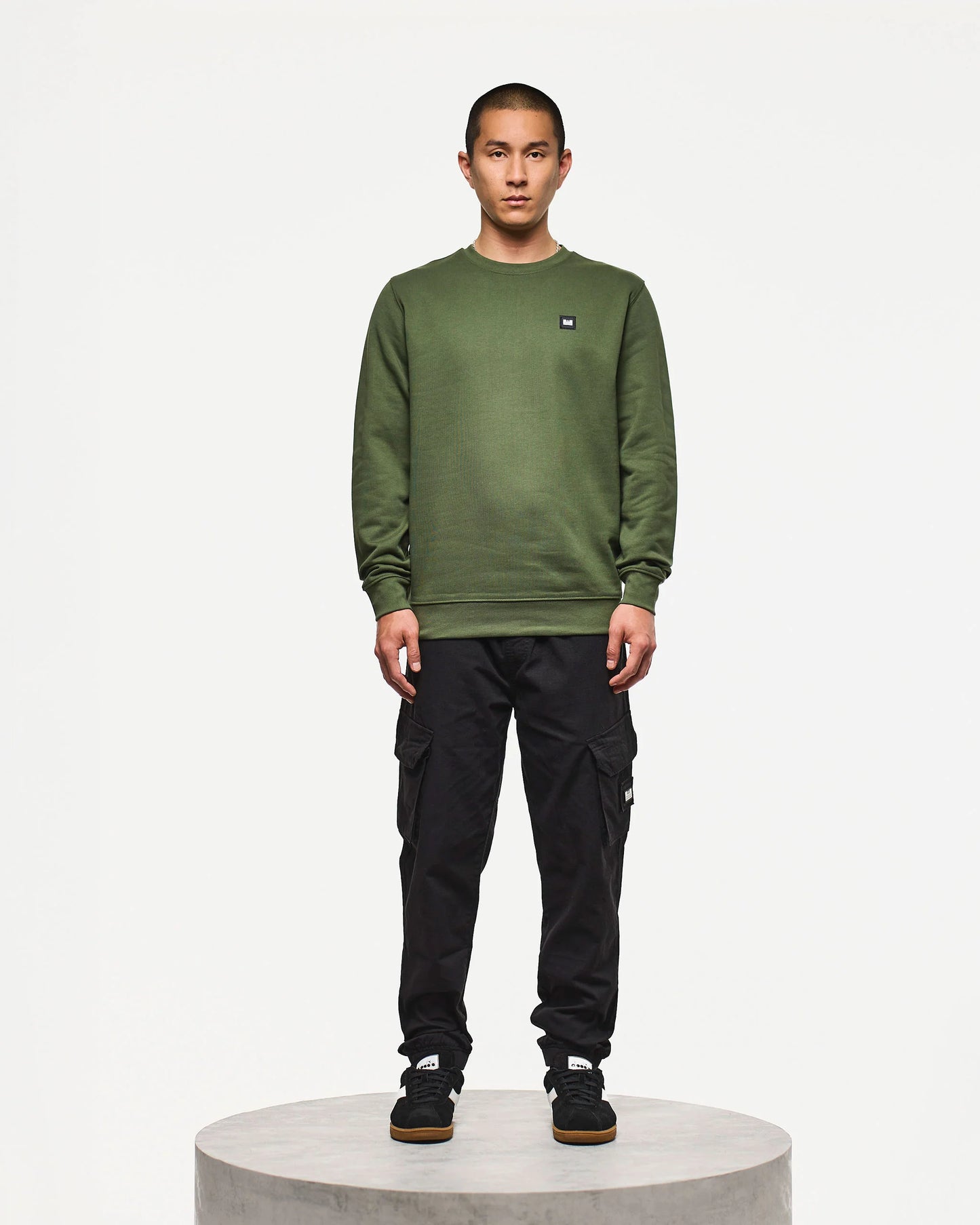 Weekend Offender Ferrer Sweatshirt Bay Leaf Green
