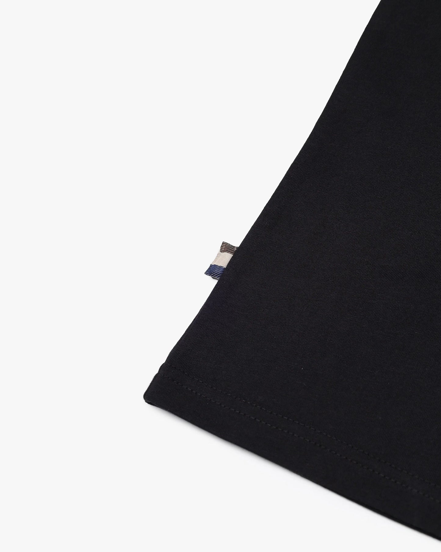 Aquascutum Big Logo T-shirt Black