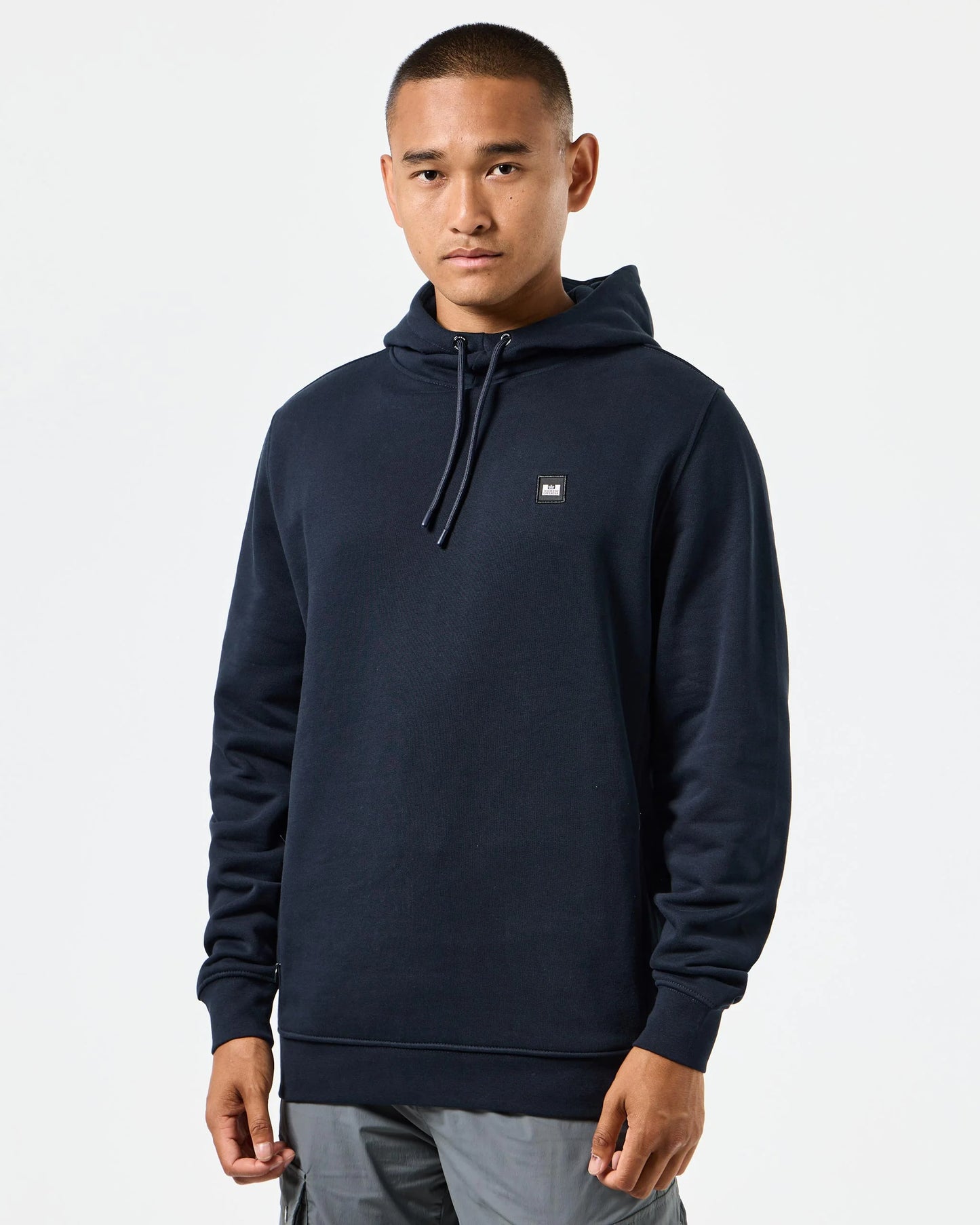Weekend Offender Ribbe Hoodie Navy