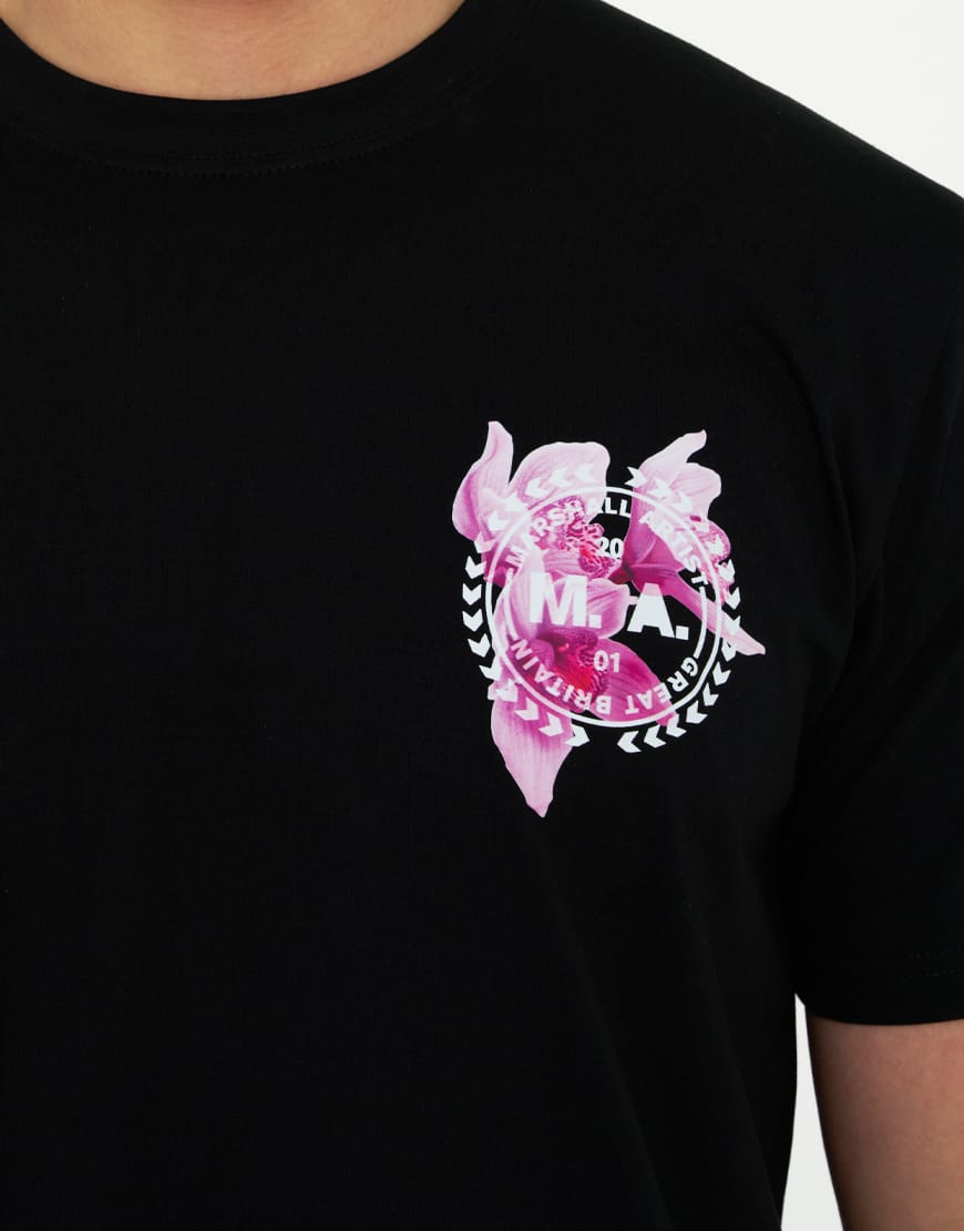 MARSHALL ARTIST SONIC BLOOM T-SHIRT BLACK