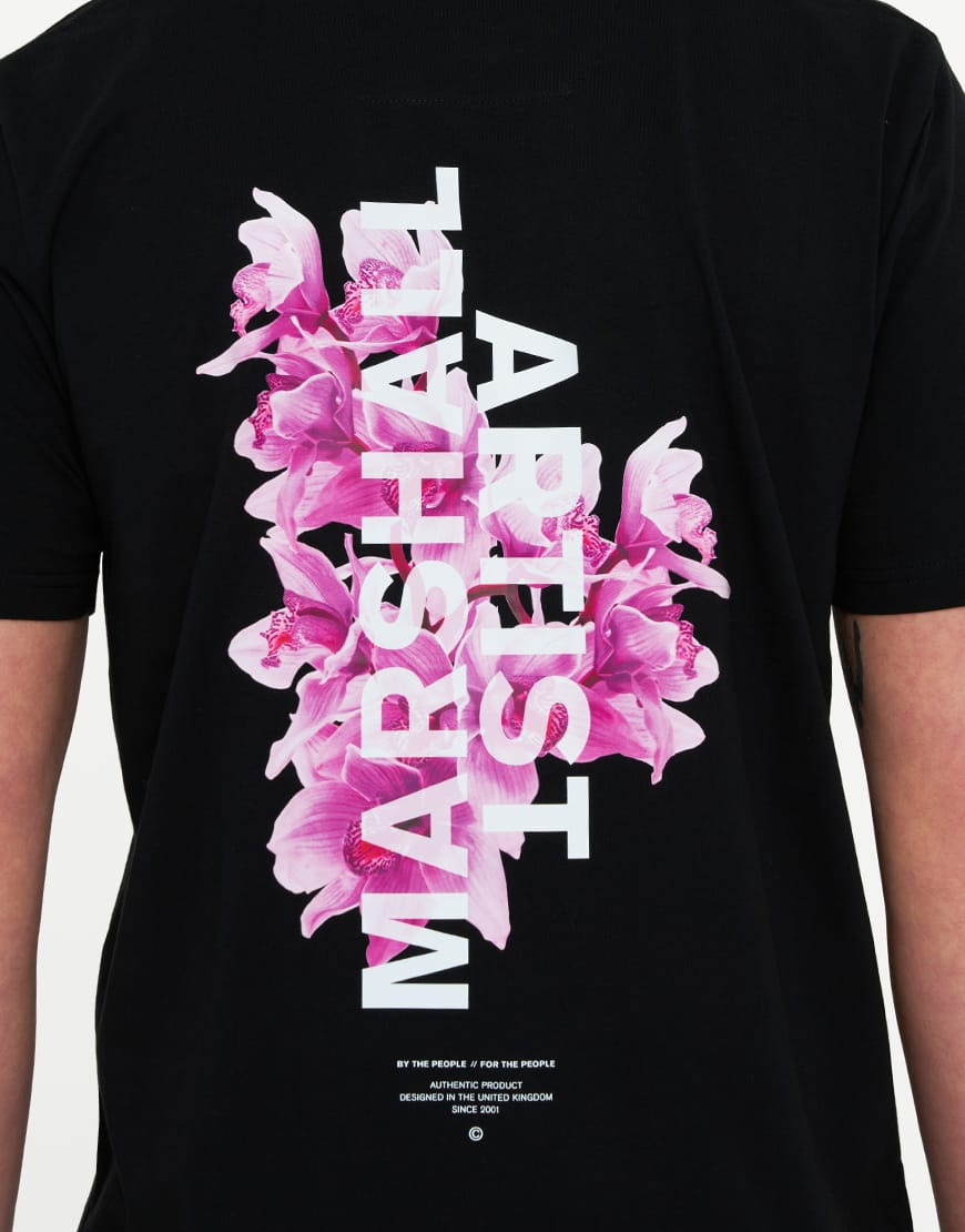 MARSHALL ARTIST SONIC BLOOM T-SHIRT BLACK