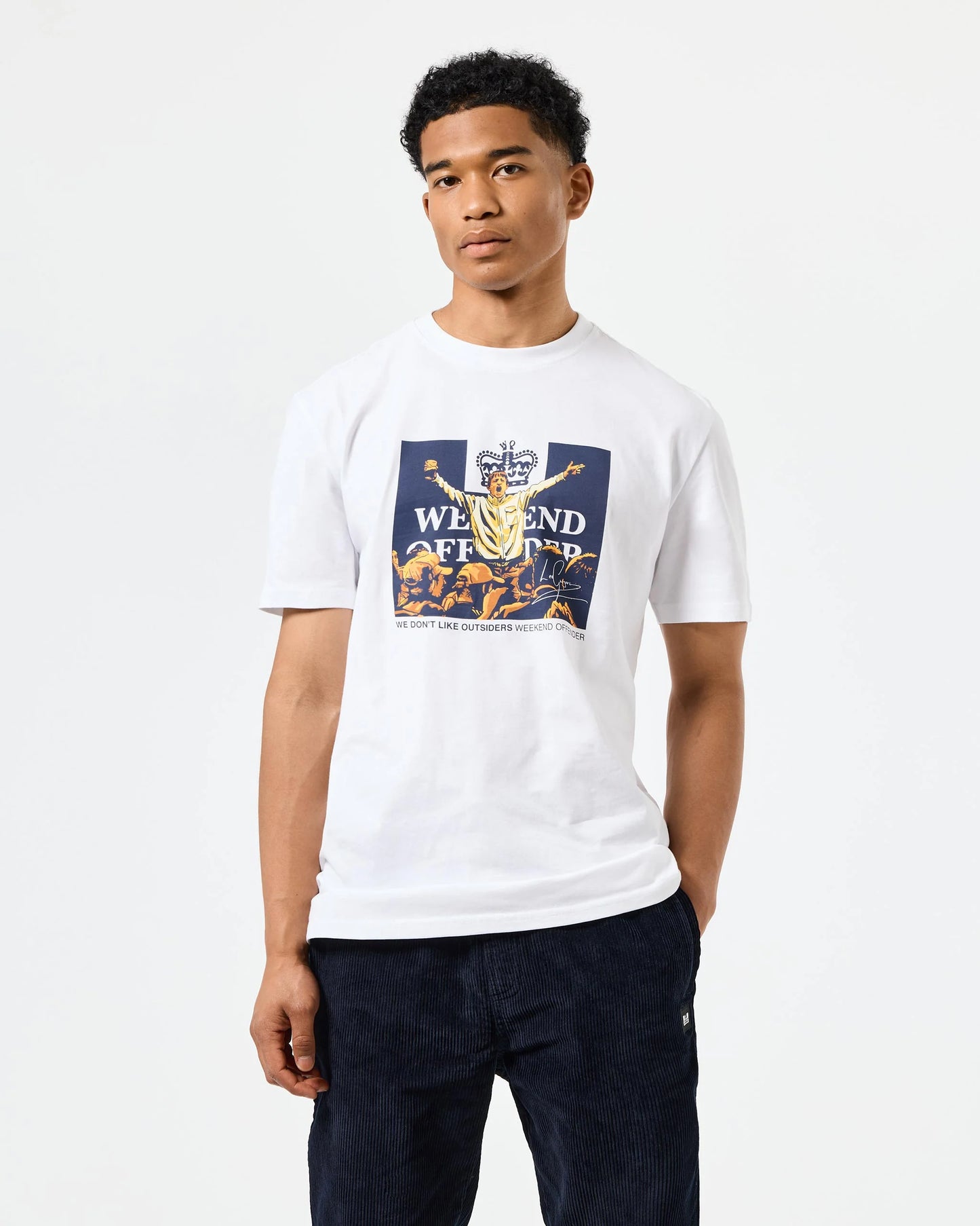Weekend Offender Leo Gregory white