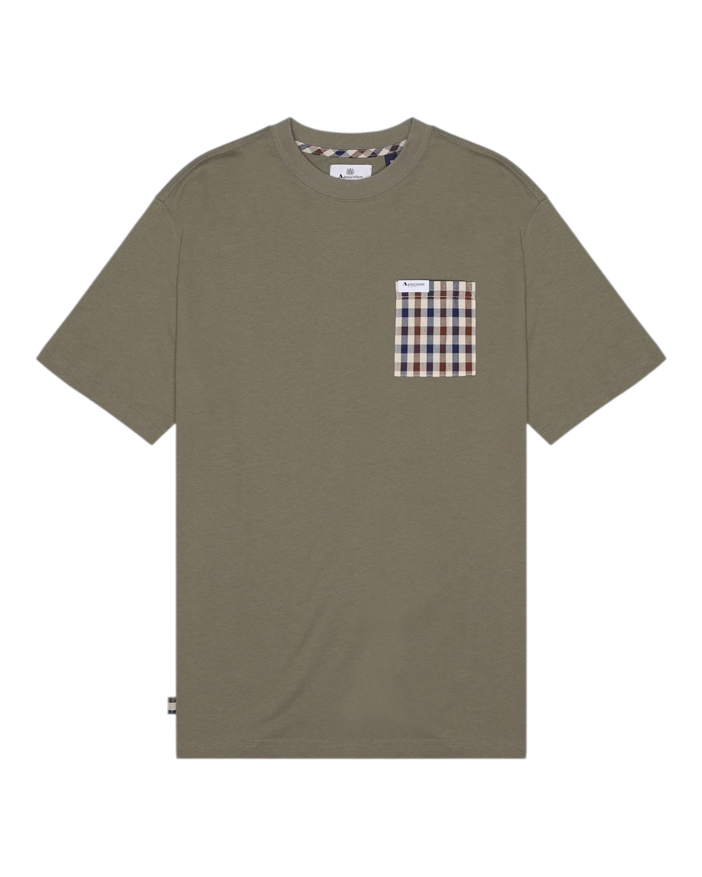 Aquascutum Iconic Pocket T-shirt  Army Green