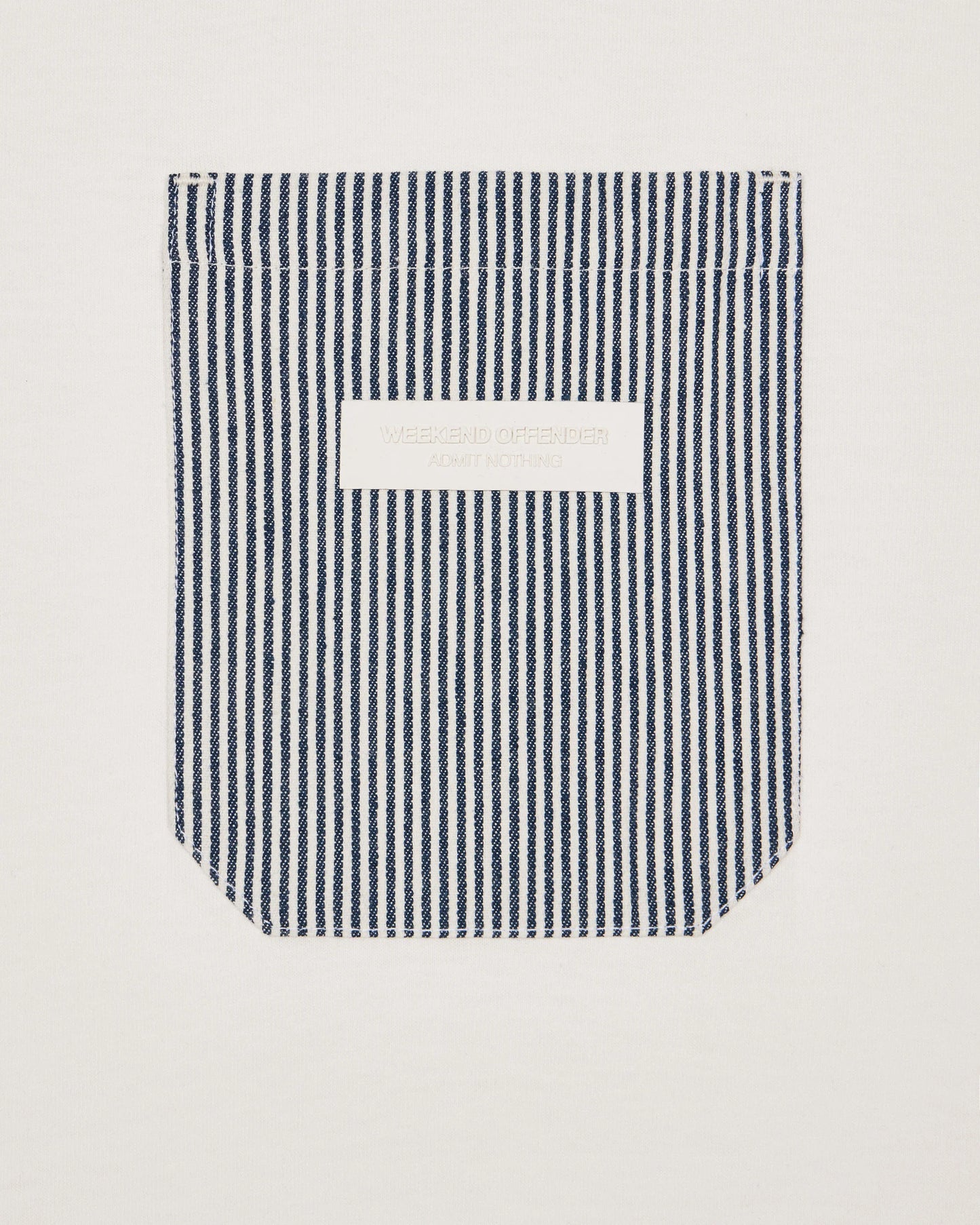 Weekend Offender Torres T-Shirt Ticking Stripe