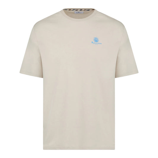 Aquascutum Small logo t-shirt beige