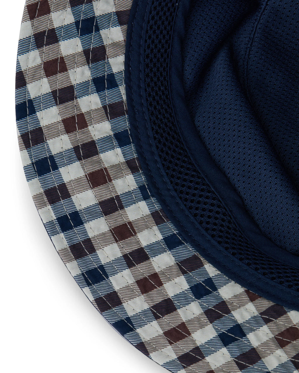 Aquascutum Lamina badge bucket cap navy