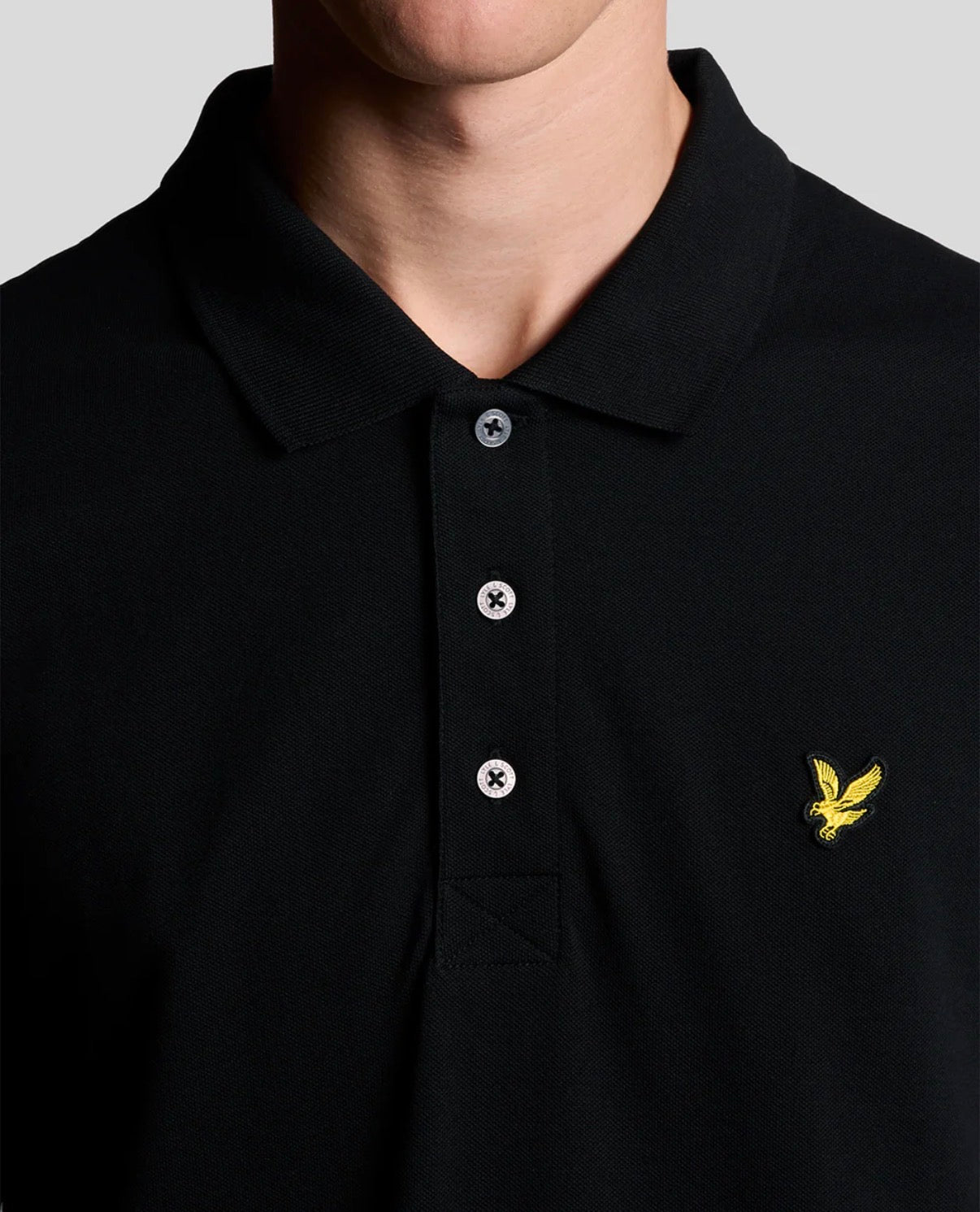 Lyle and scott Plain polo jet black