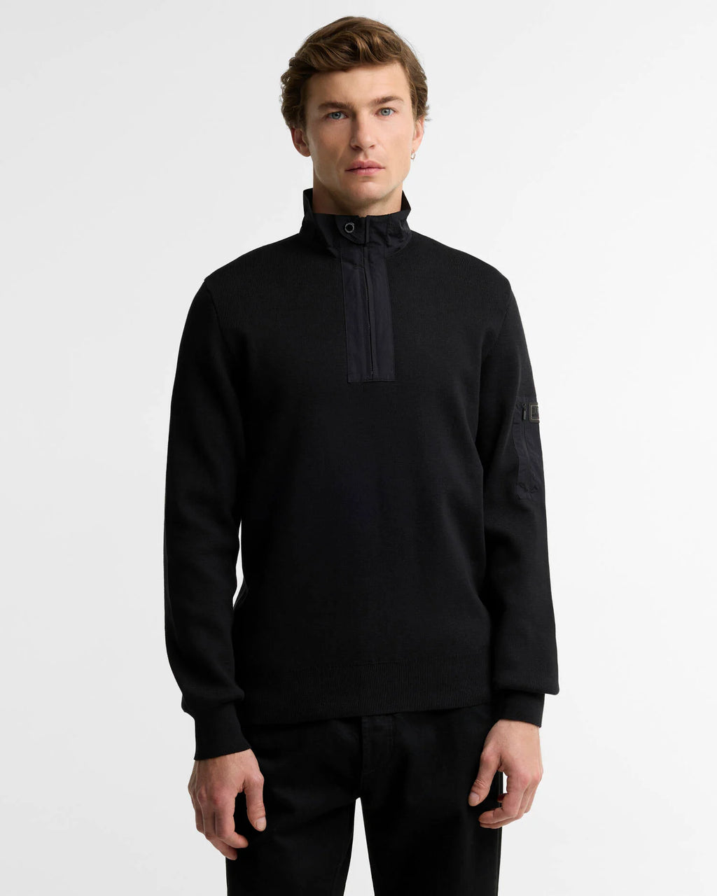 Barbour International Inline half black