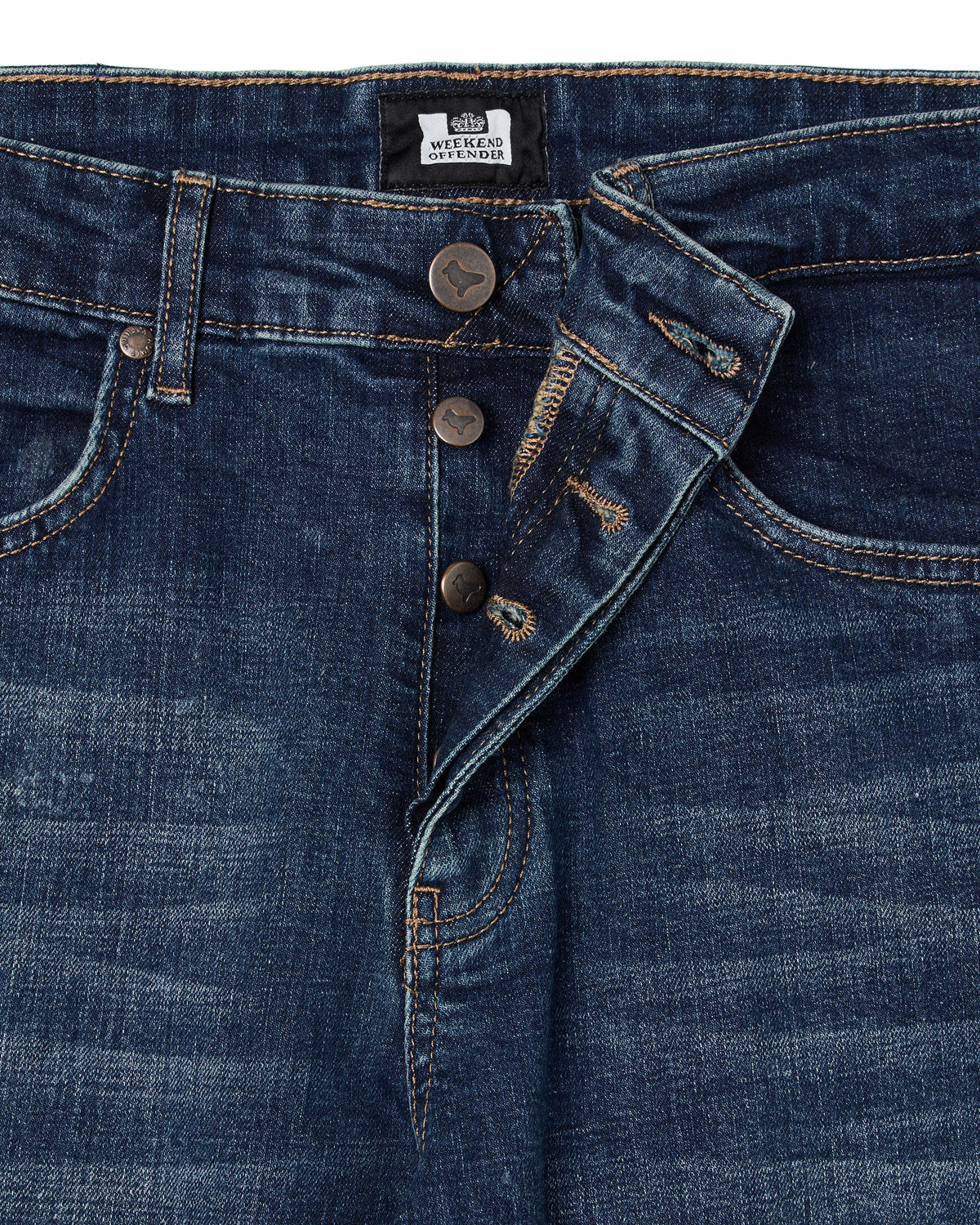 Weekend Offender Tapered fit dark vintage