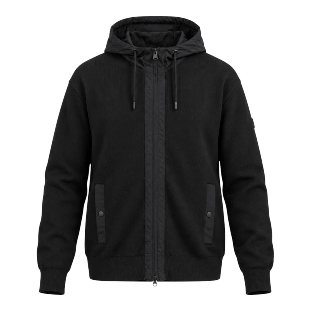 Barbour International Inline knit black
