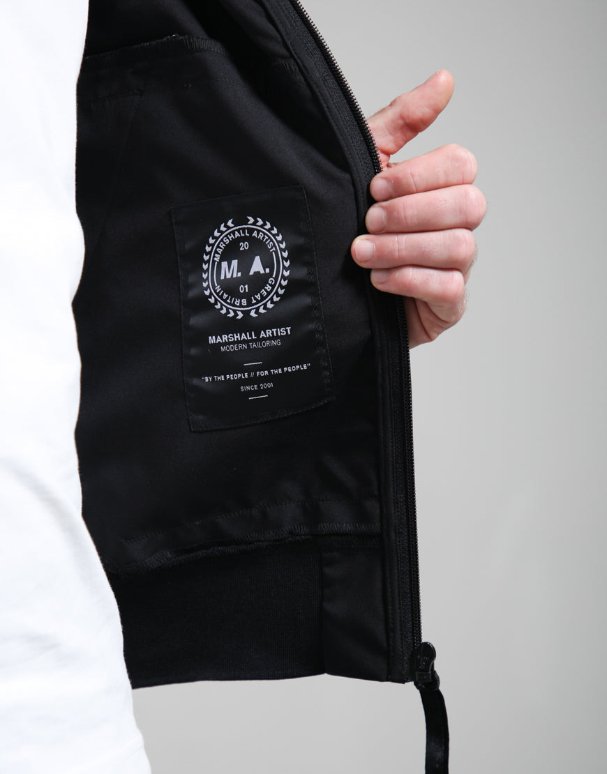 Marshall Artist Dalston lite shell jacket black
