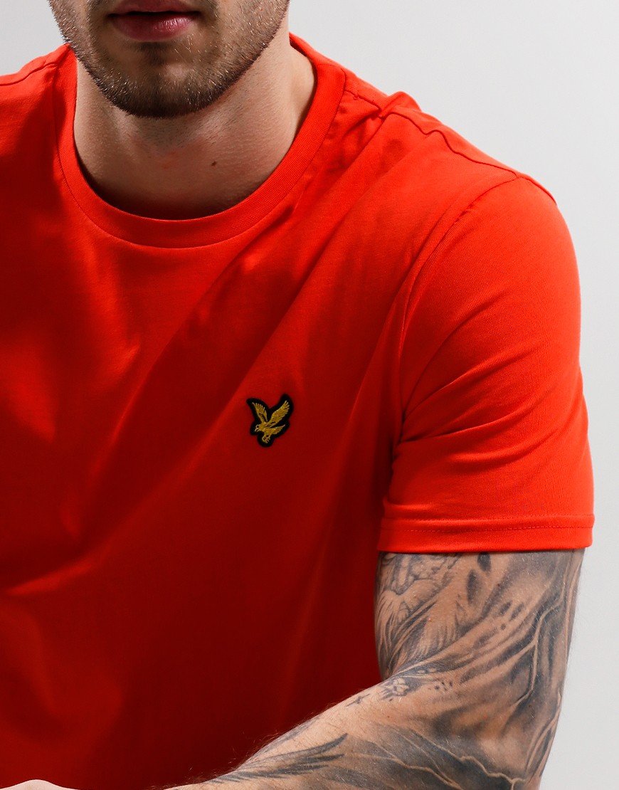 Lyle and Scott Plain t-shirt fiery red