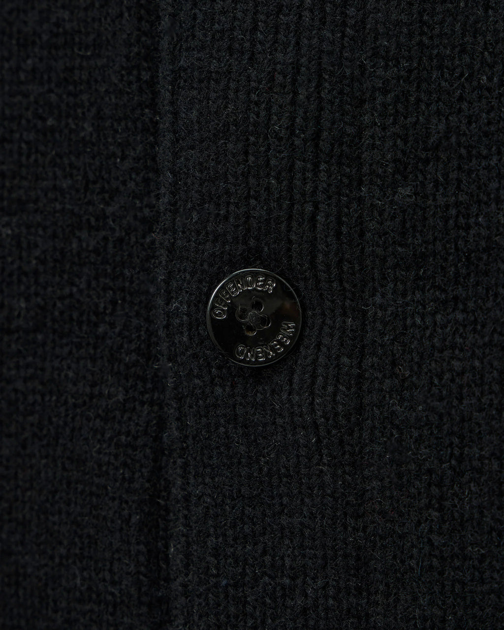 Weekend Offender Lauda wool black