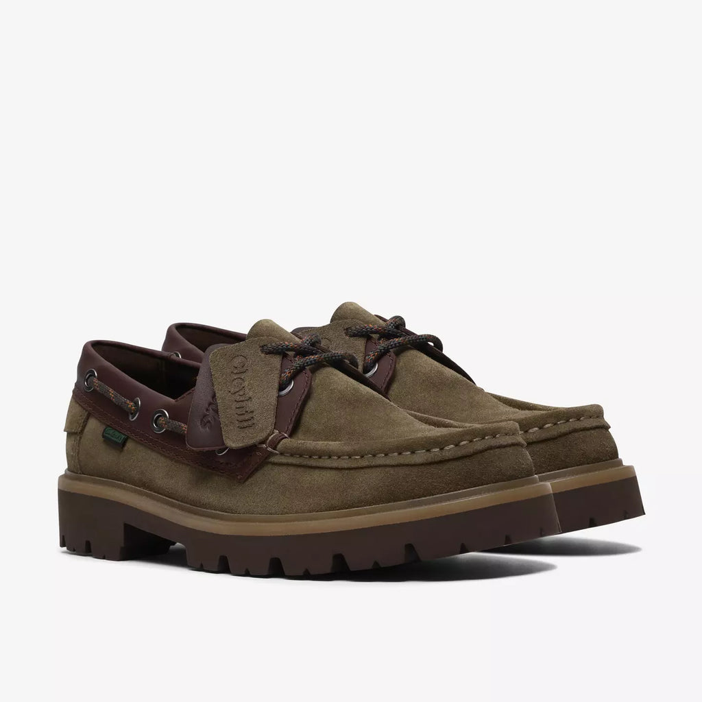 Clarks Cleyhill boat olive