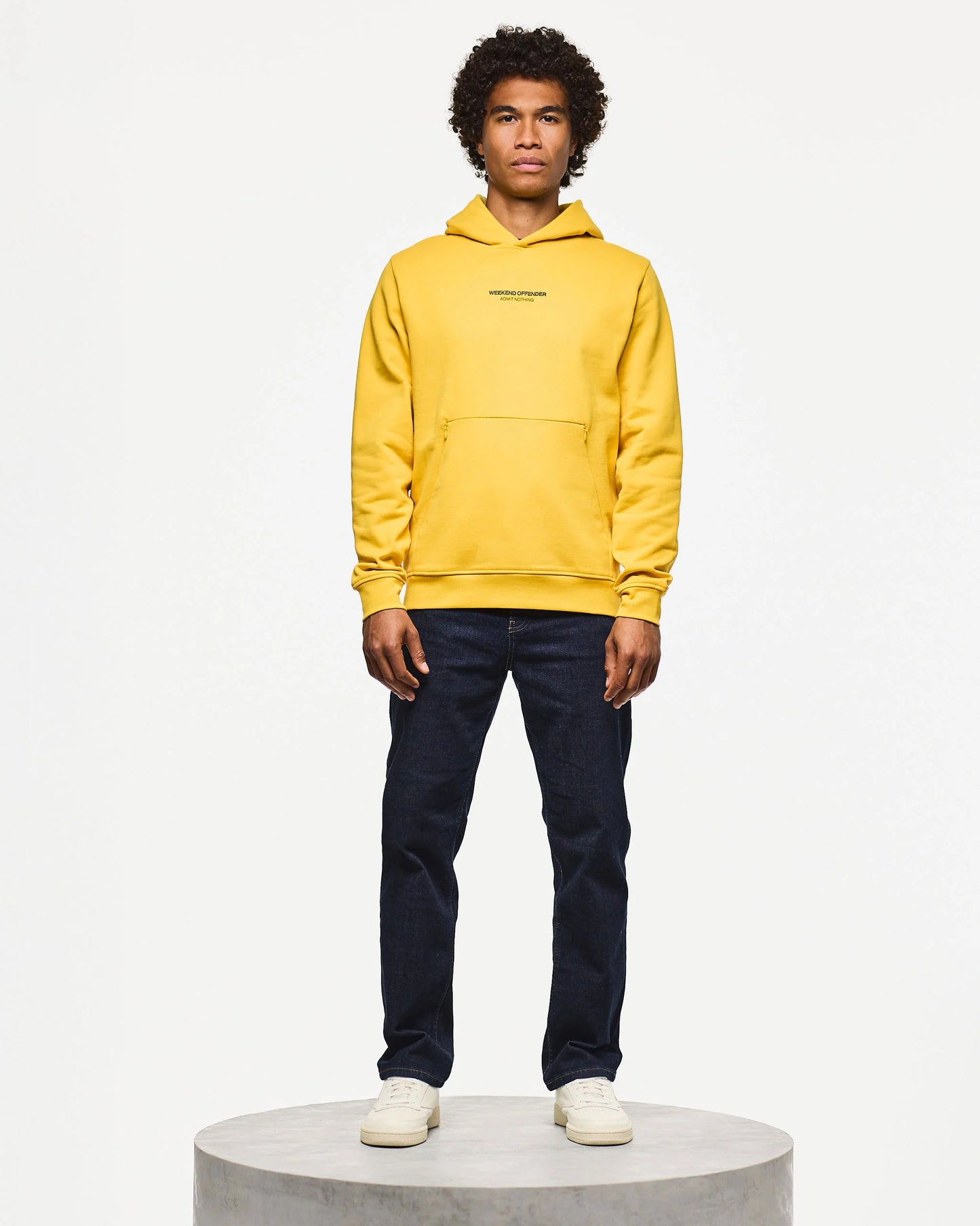 Weekend Offender Cobain Hoodie Honey Yellow/Black