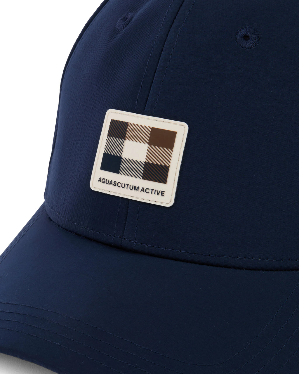 Aquascutum Lamina badge baseball cap navy