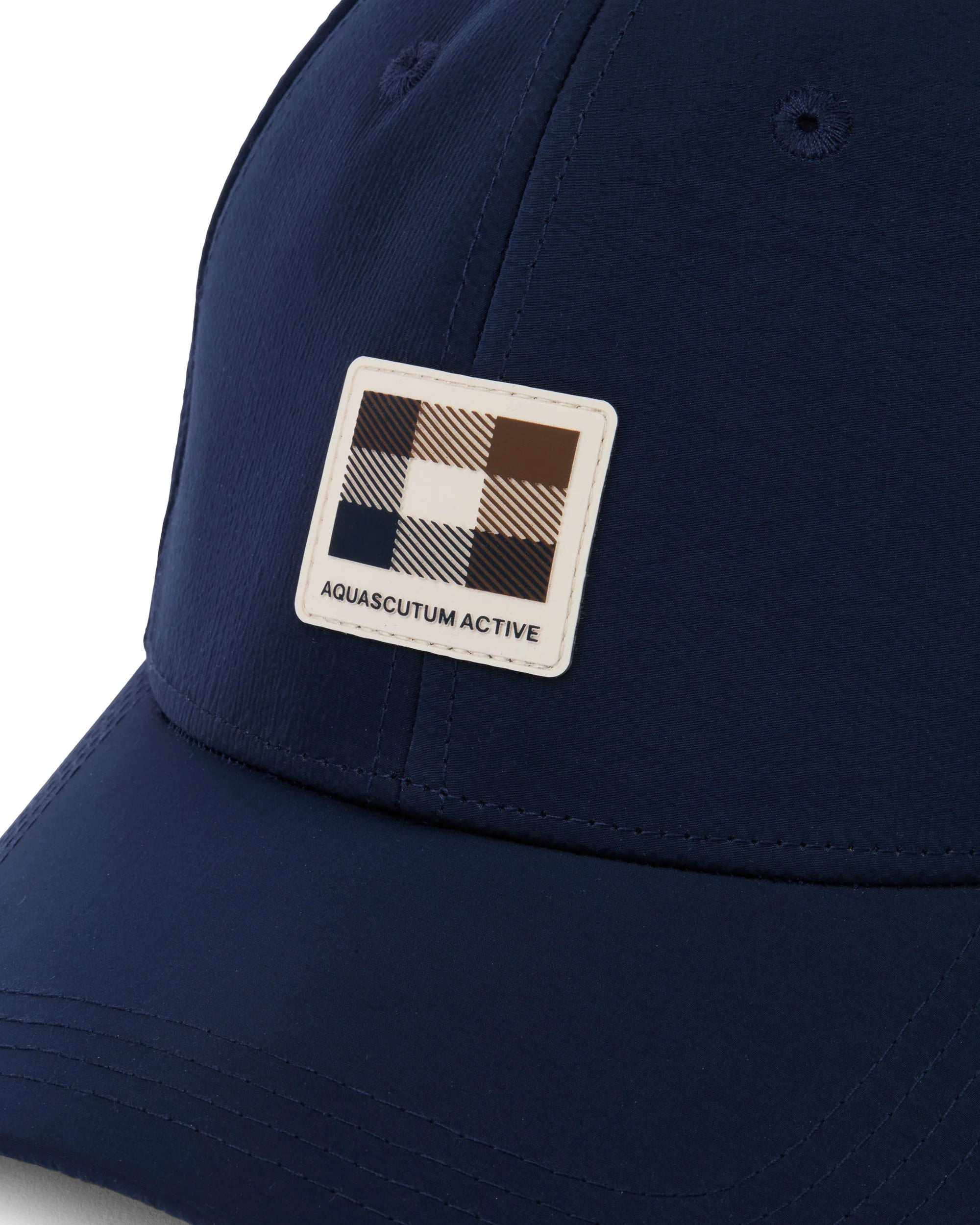 Aquascutum Lamina badge baseball cap navy