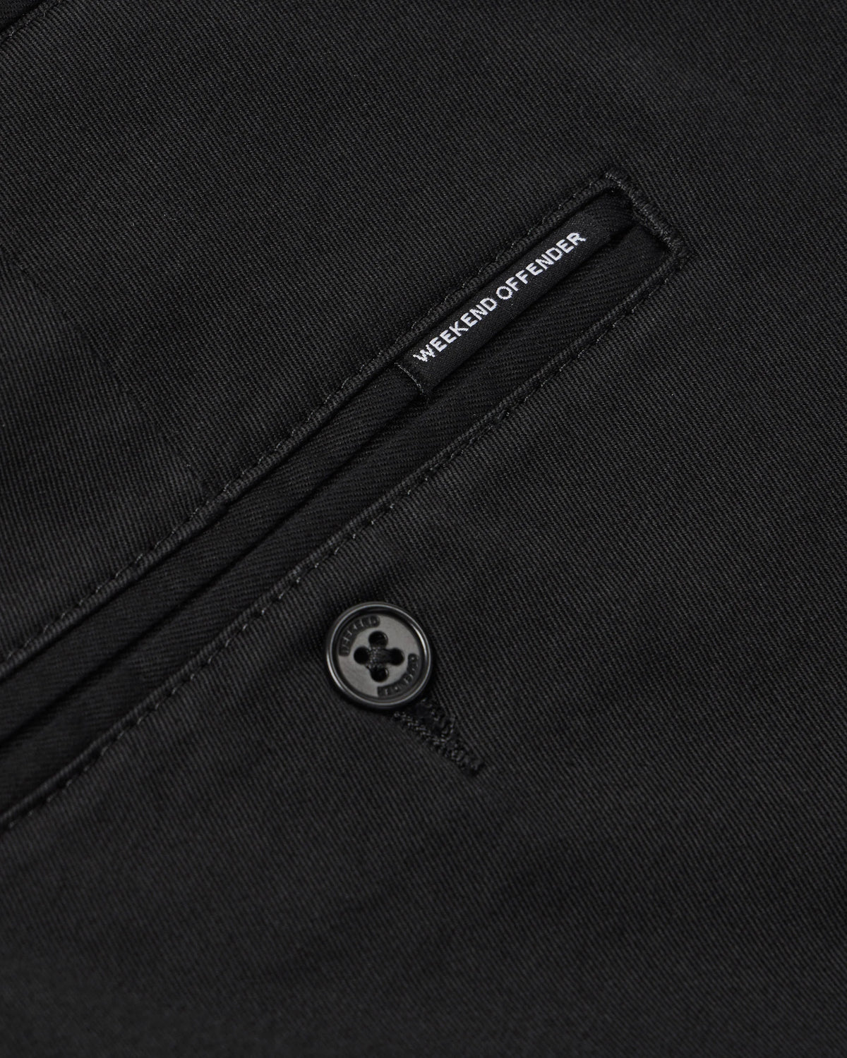 Weekend Offender Chino pant black