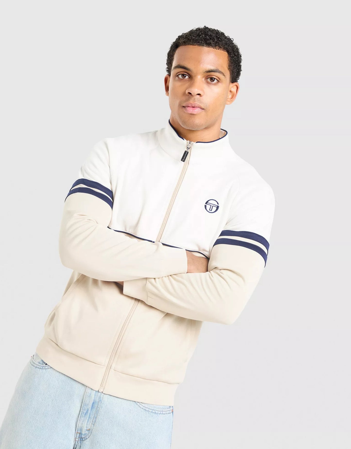 Sergio Tacchini Orion Track top jacket gardenia / blue