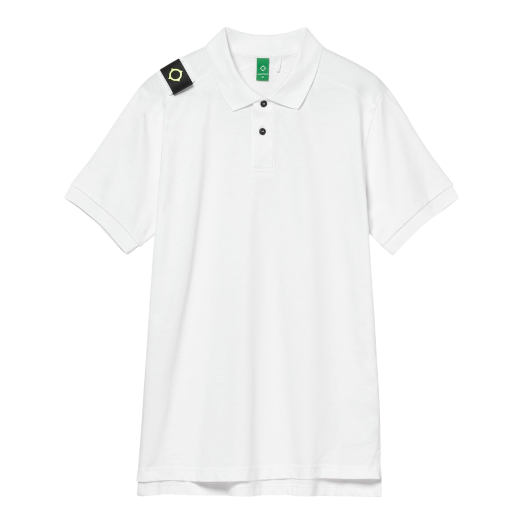 Ma.Strum Volt jersey polo optic white