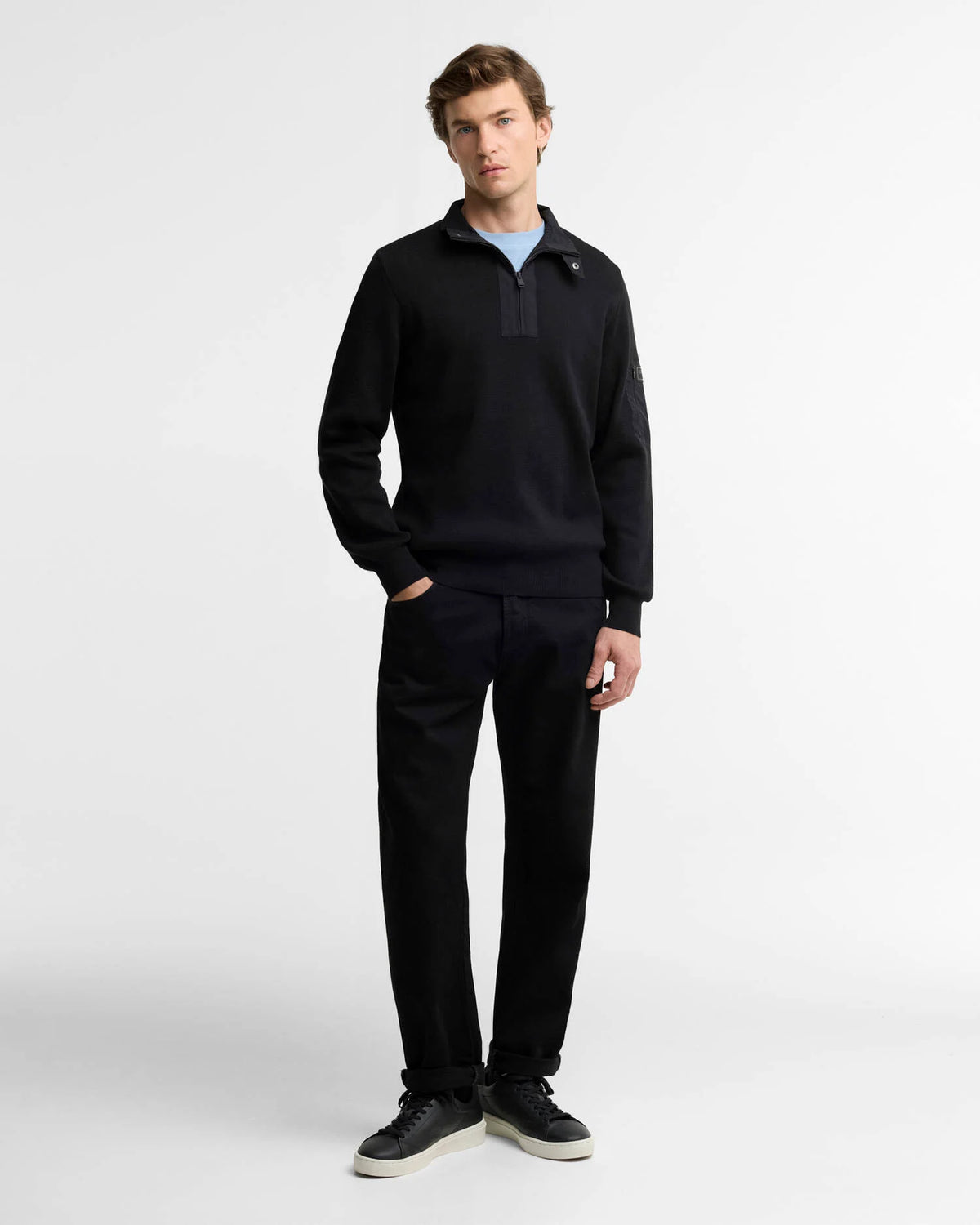 Barbour International Inline half black
