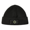 Ma.Strum Badge beanie jet black