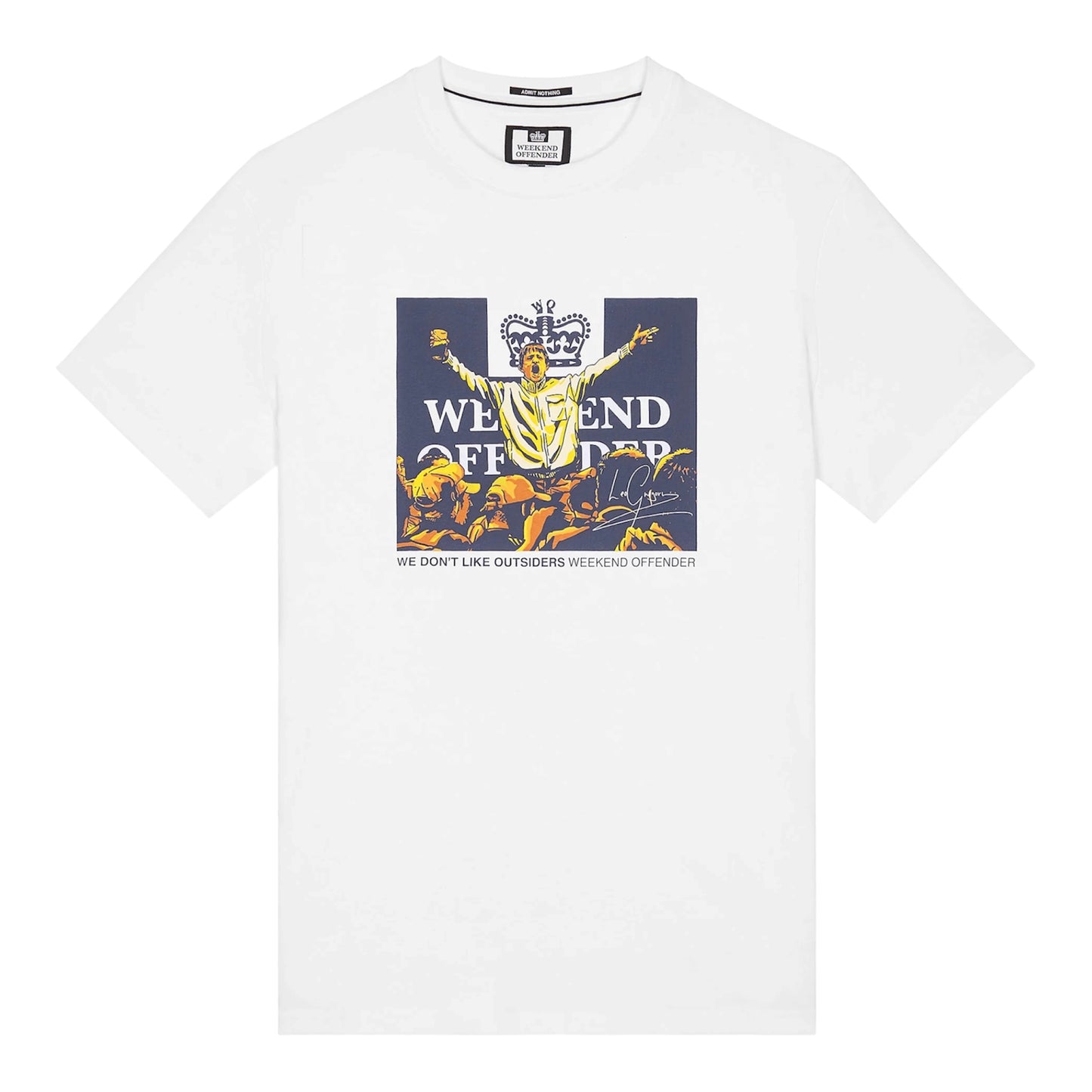 Weekend Offender Leo Gregory white