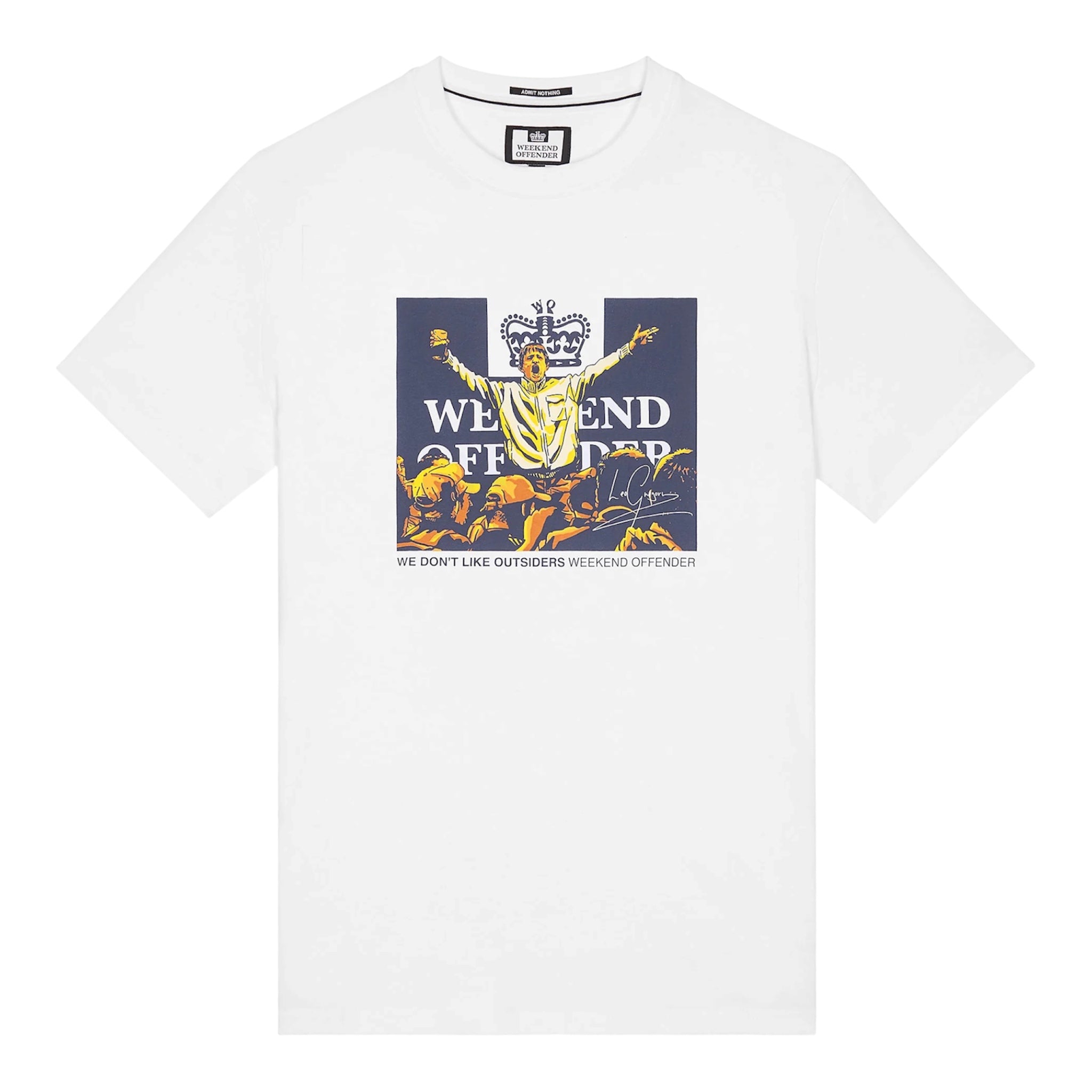 Weekend Offender Leo Gregory white