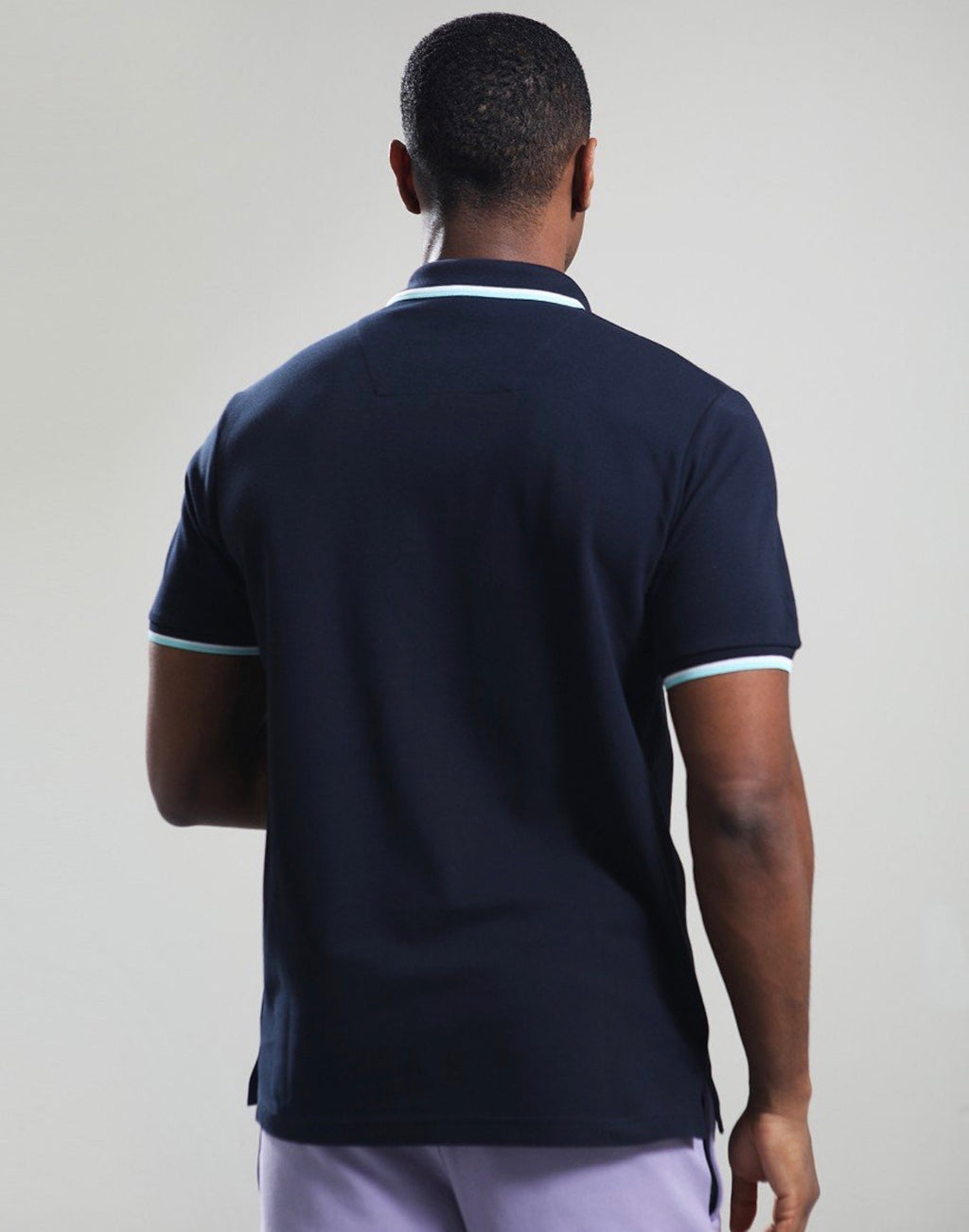 Marshall Artist Tipped polo navy