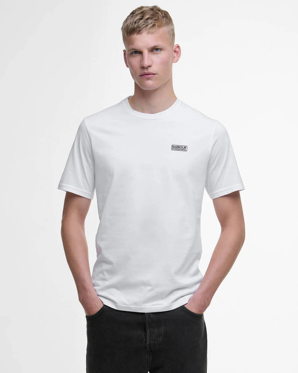 Barbour International Small logo white
