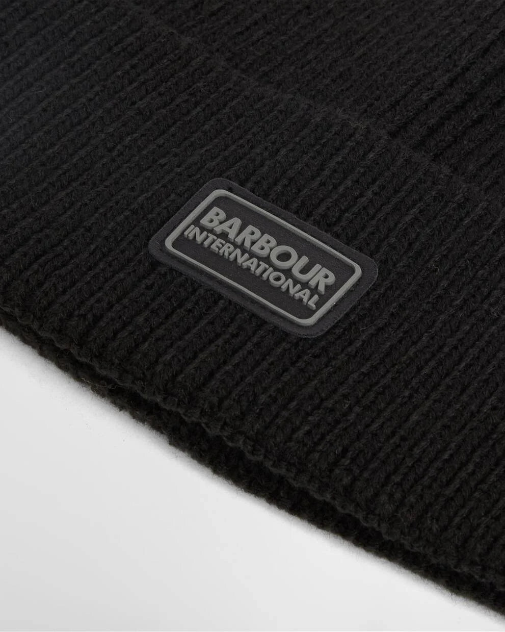 Barbour International Sweeper beanie & scarf black