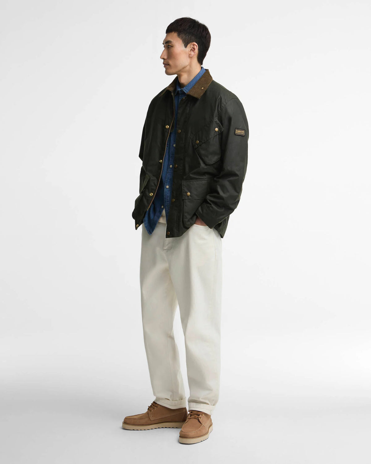 Barbour International Brake line wax jacket